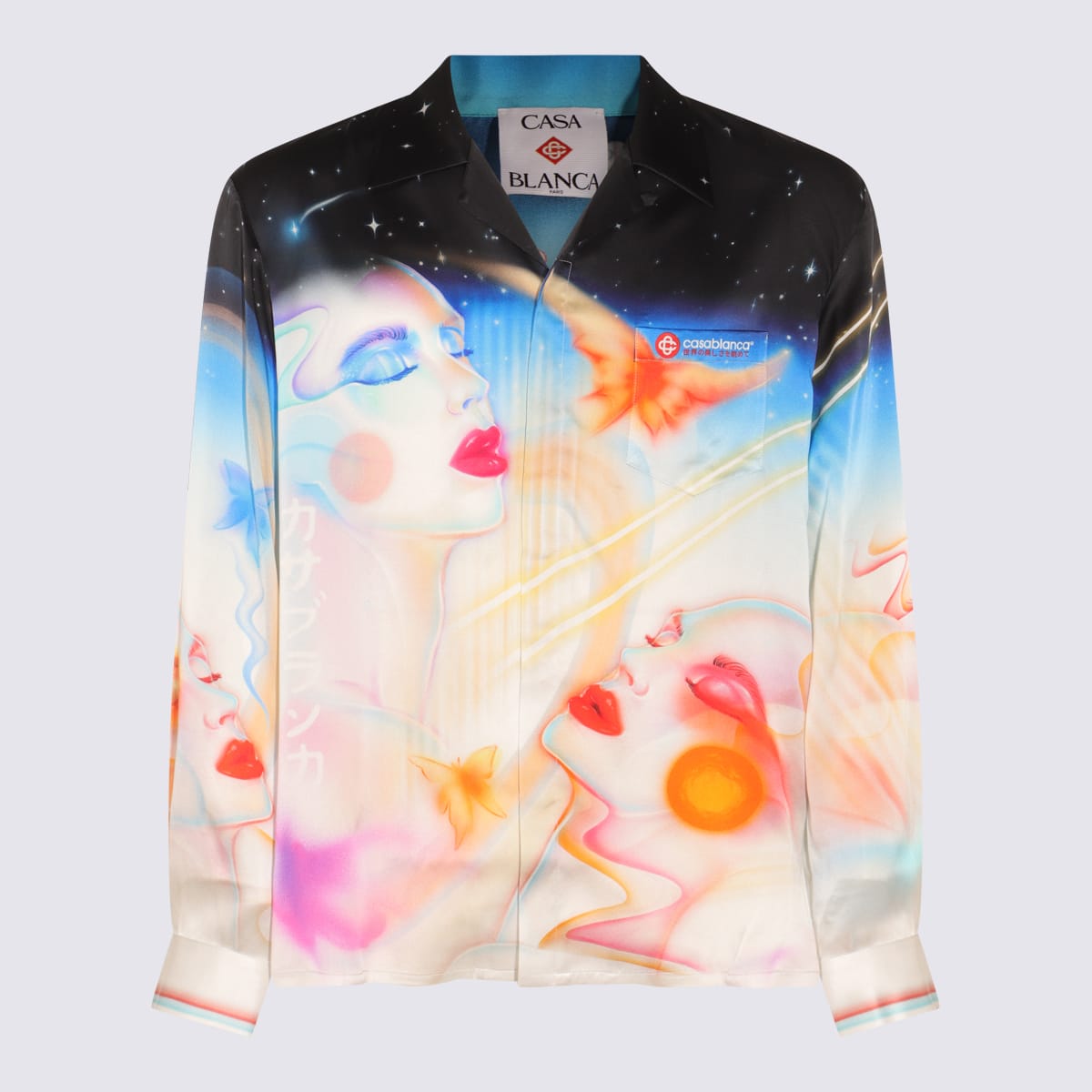 Multicolor Silk Shirt