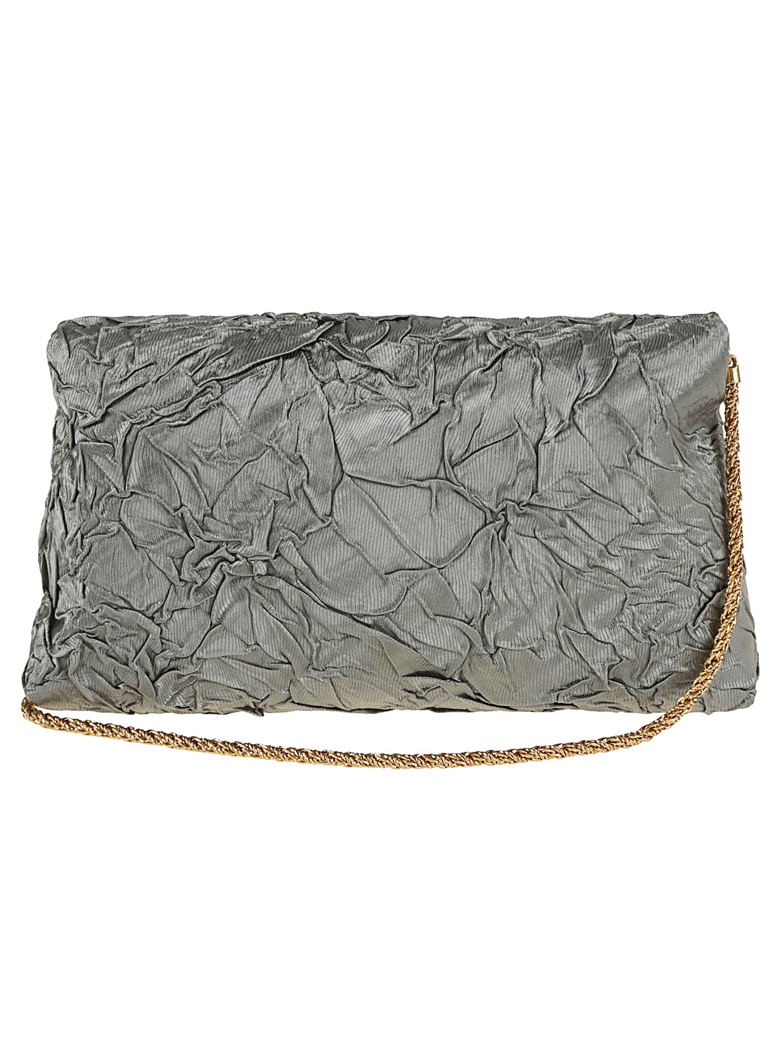 Dries Van Noten Womens Raffia Envelope Crinkled Woven Clutch Bag In Raf