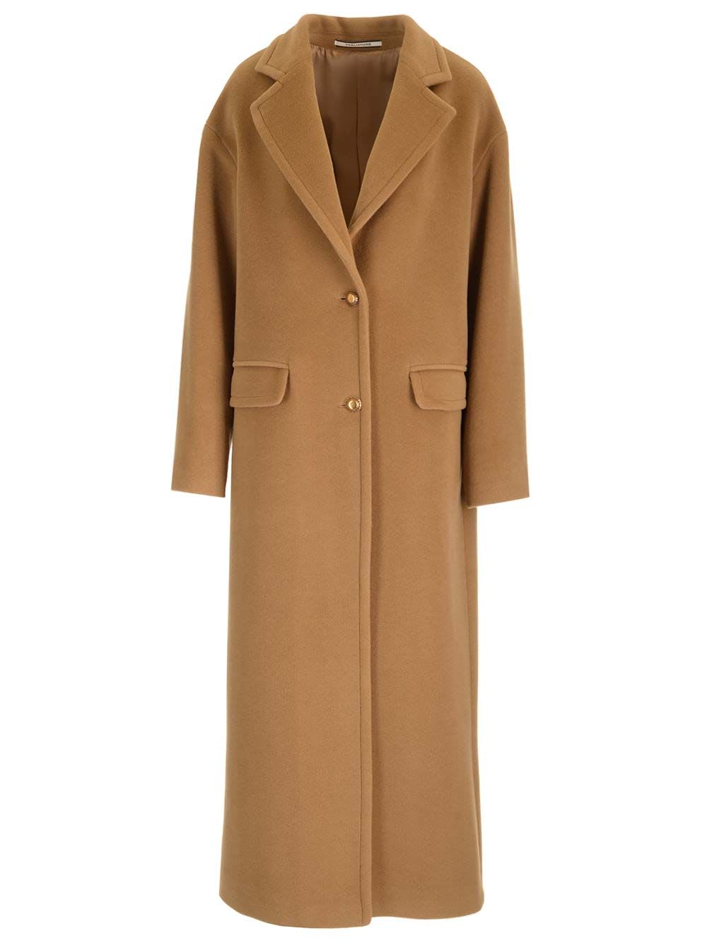 Shop Tagliatore Carine Long Coat In Beige