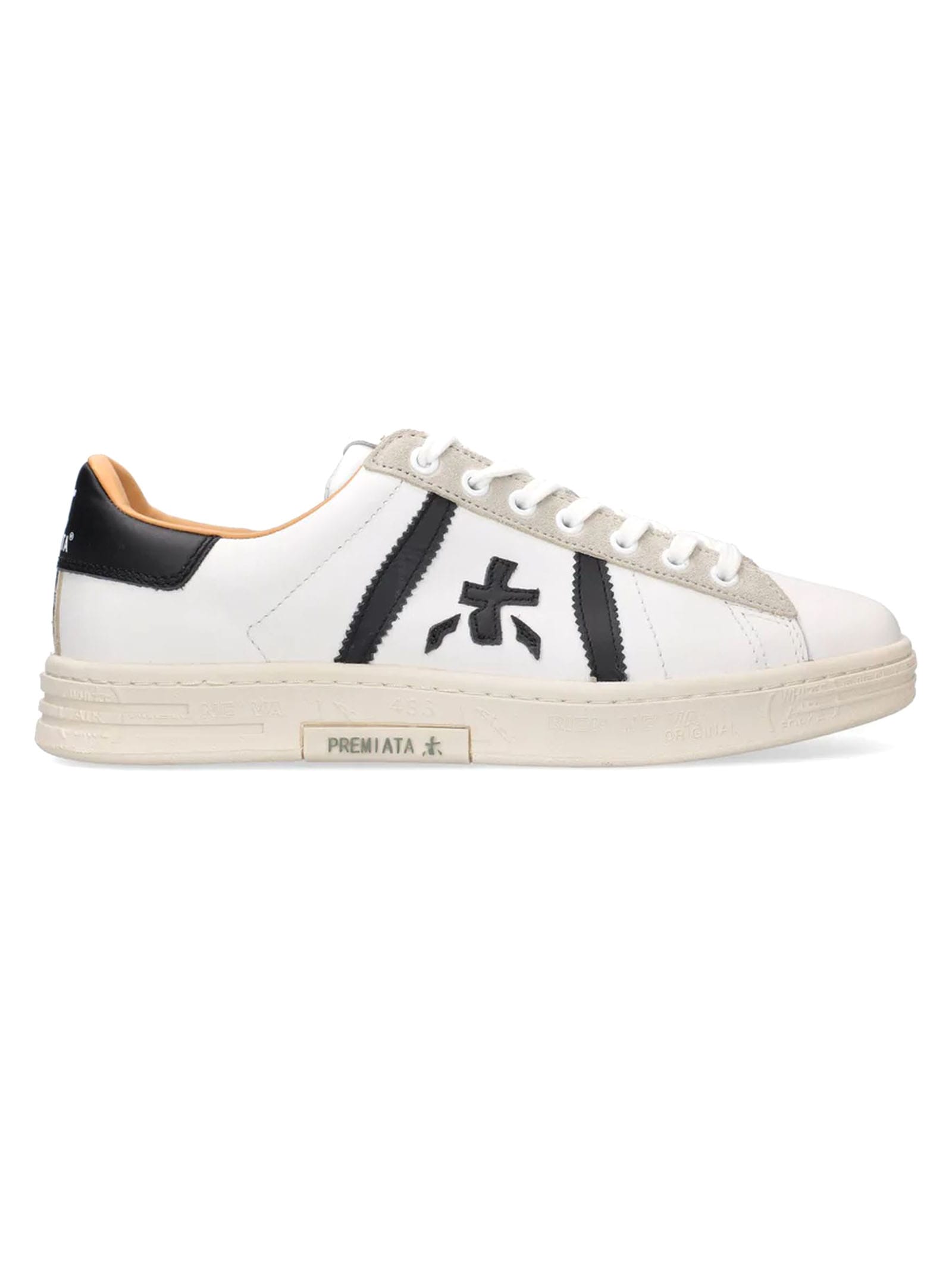 Premiata White Leather Russel Sneakers