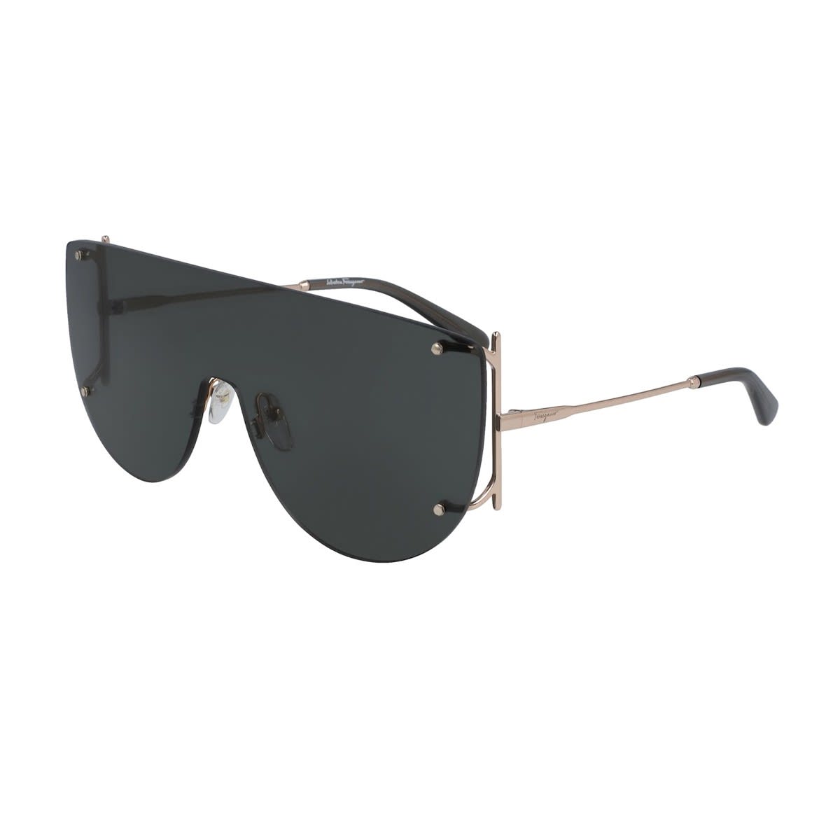 Shop Ferragamo Sf222s Sunglasses In Argento