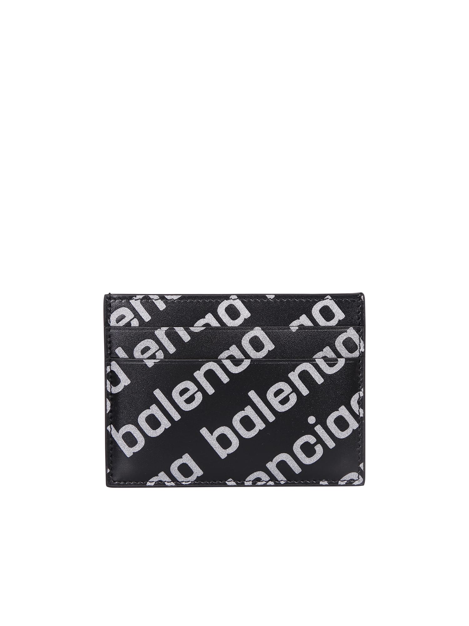 Balenciaga Cash Logo Print Cardholder