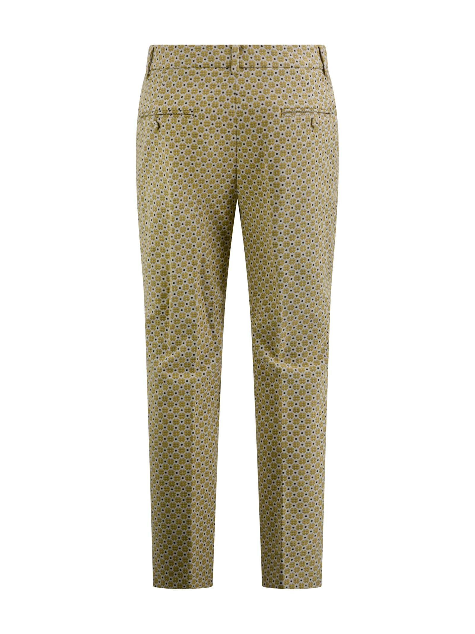 Shop Weekend Max Mara Odile Trousers In Yellow