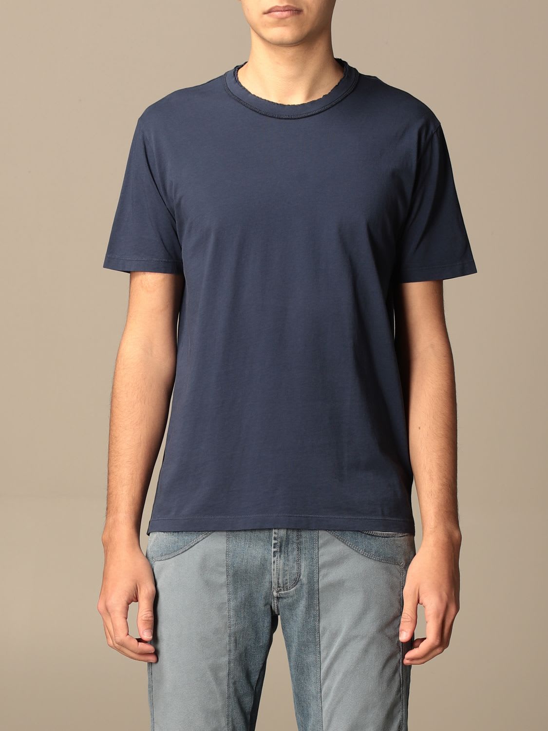 Mauro Grifoni T-shirt Griffins Cotton T-shirt In Blue