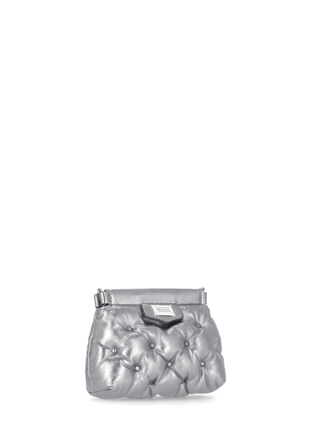 Shop Maison Margiela Glam Slam Shoulder Bag In Silver