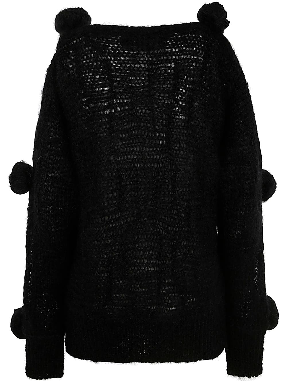 Shop Blumarine Kimono Sweater In Black