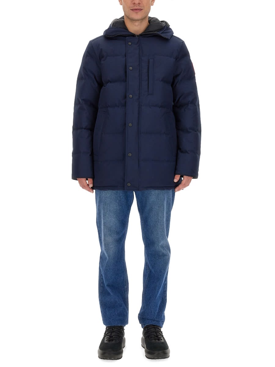 Shop Canada Goose Parka Carson In Blue