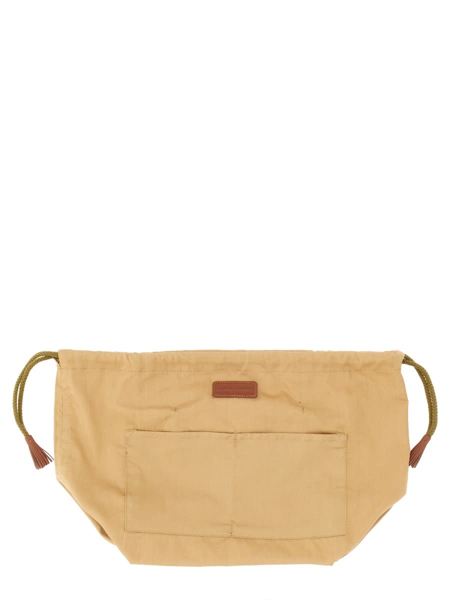 Shop Dragon Diffusion Dust Bag Small In Beige