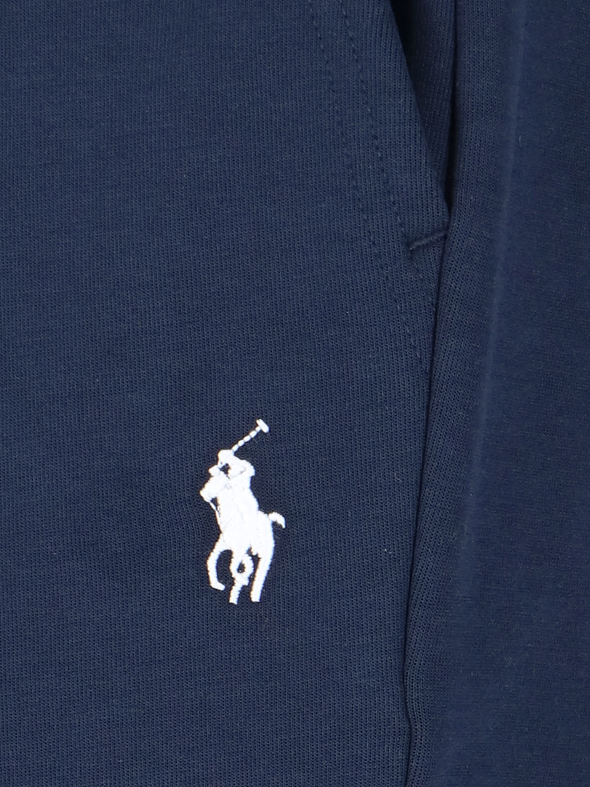 Shop Ralph Lauren Logo Sporty Pants In Blue