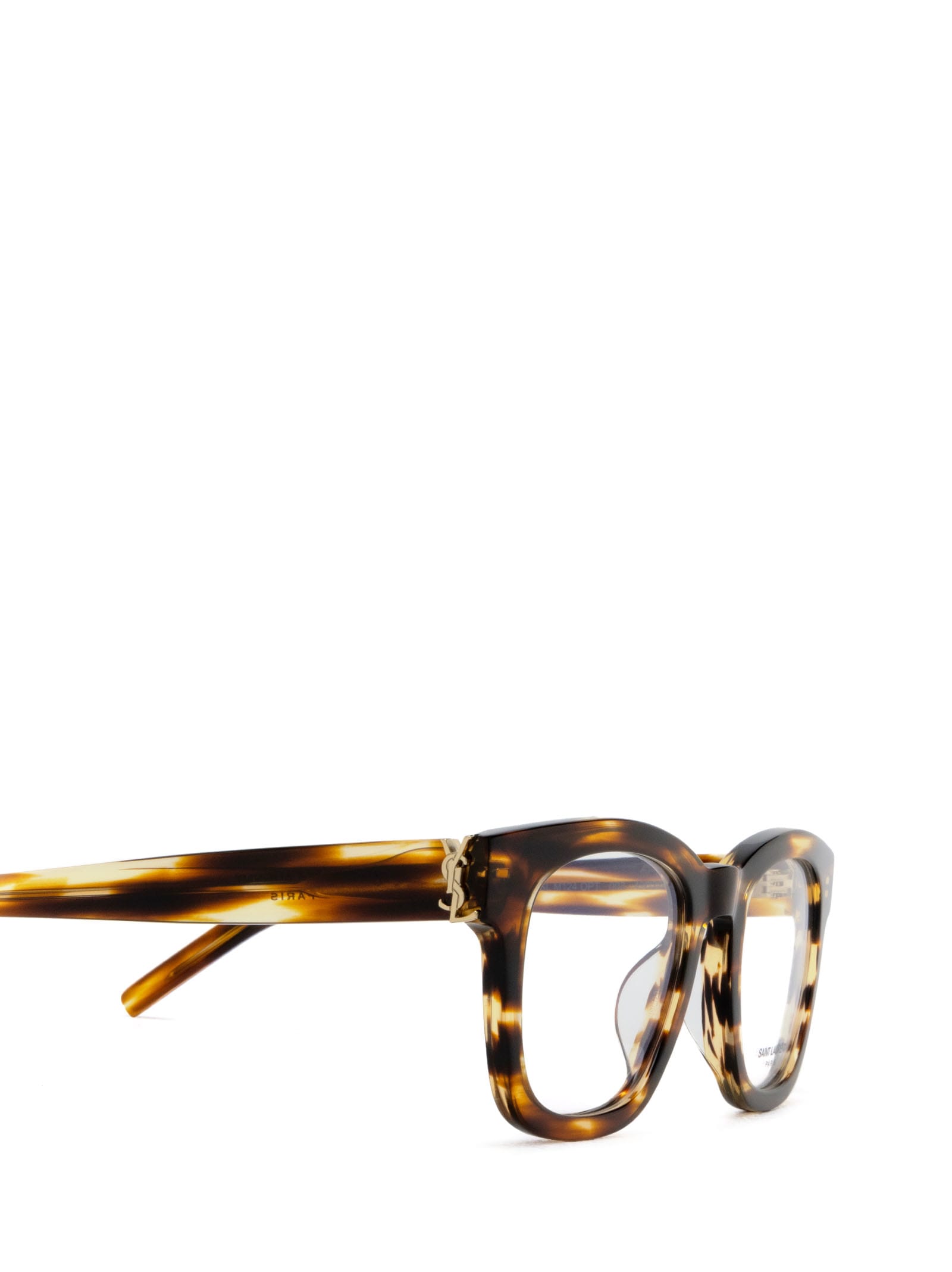 Shop Saint Laurent Sl M124 Opt Havana Glasses