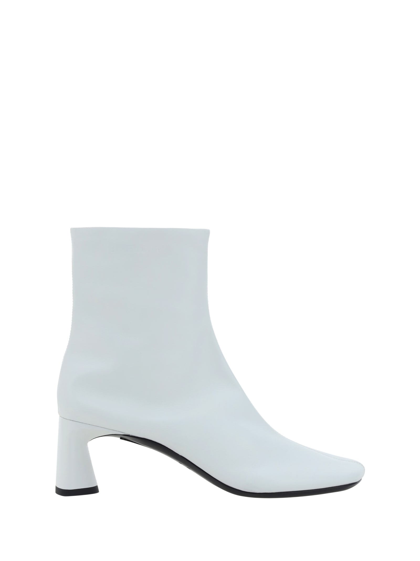 Shop Balenciaga Dutyfree Ankle Boots In White