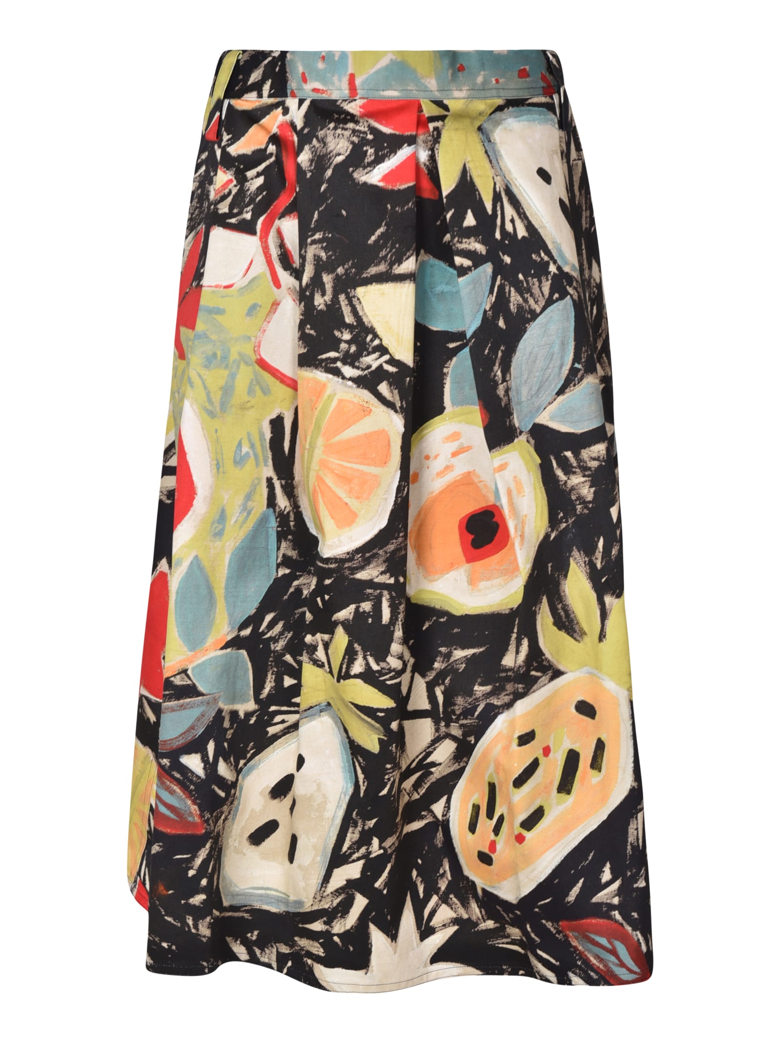 Sofie D'hoore Selena Fruit-print Midi Skirt In Fruit