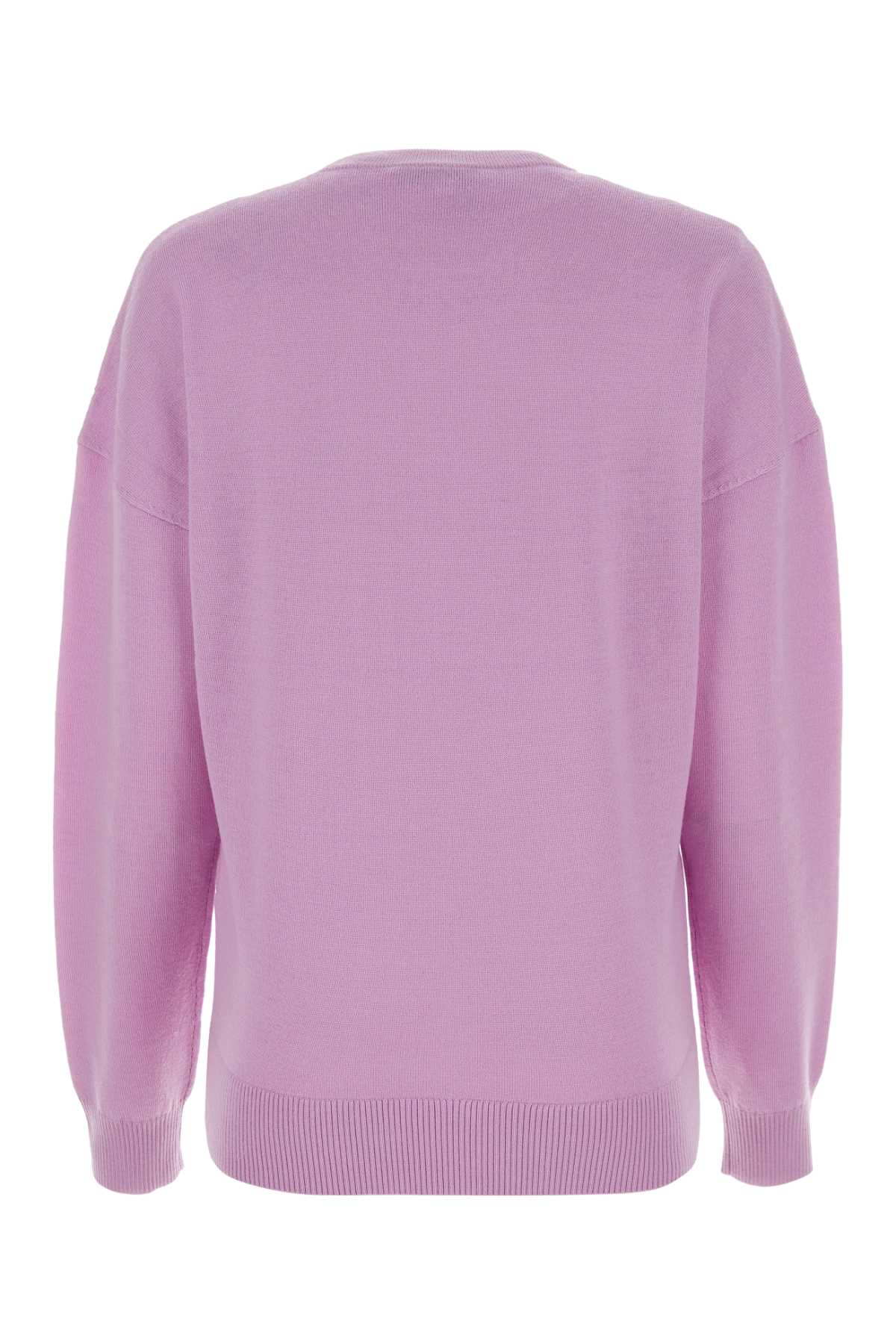 Shop Jw Anderson Lilac Wool Sweater In Purple