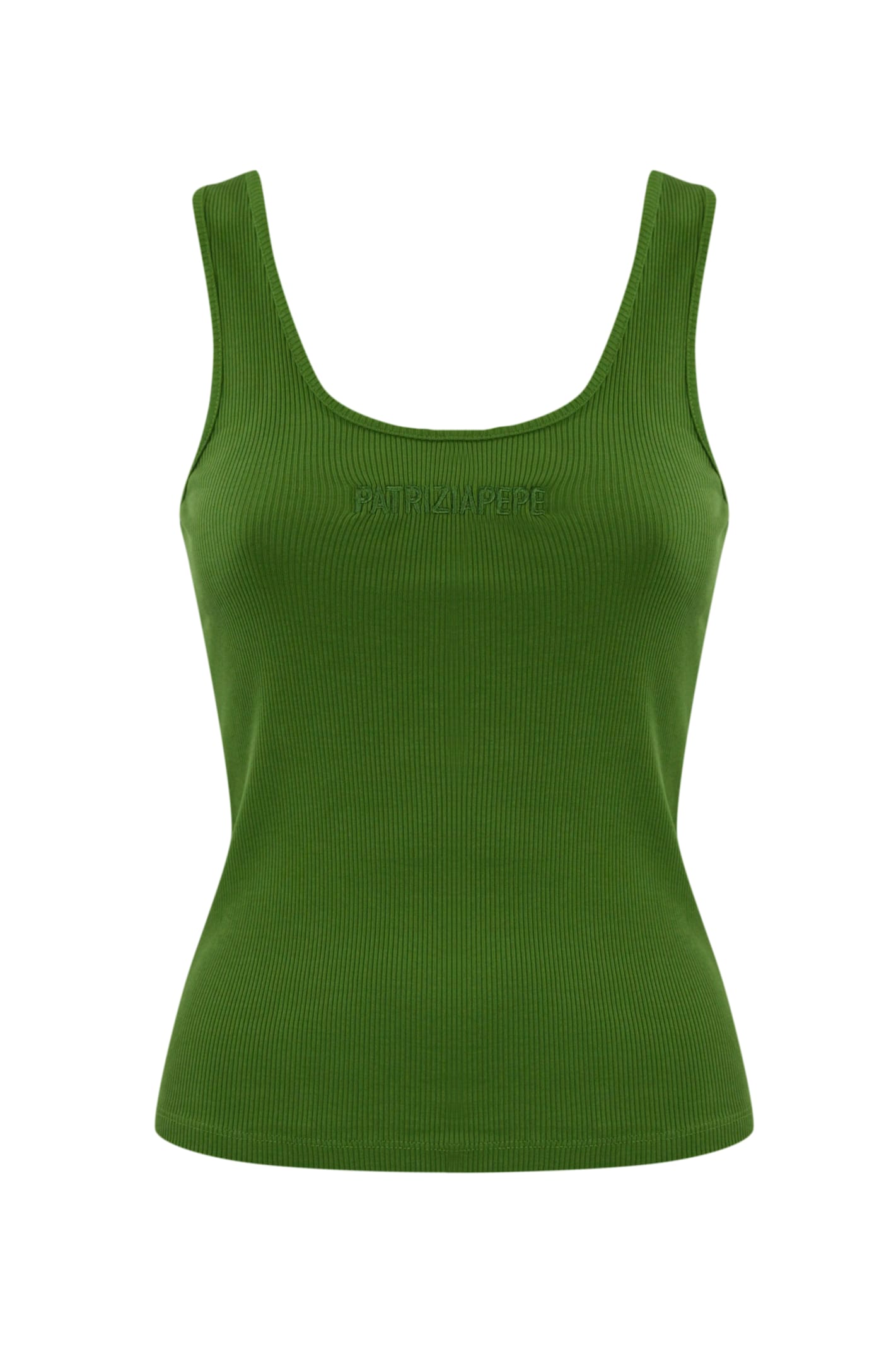 Ribbed Top With Logo