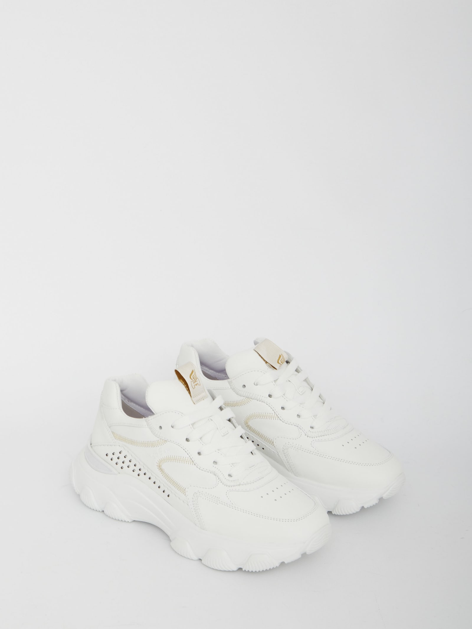 Shop Hogan Hyperactive Sneakers In White