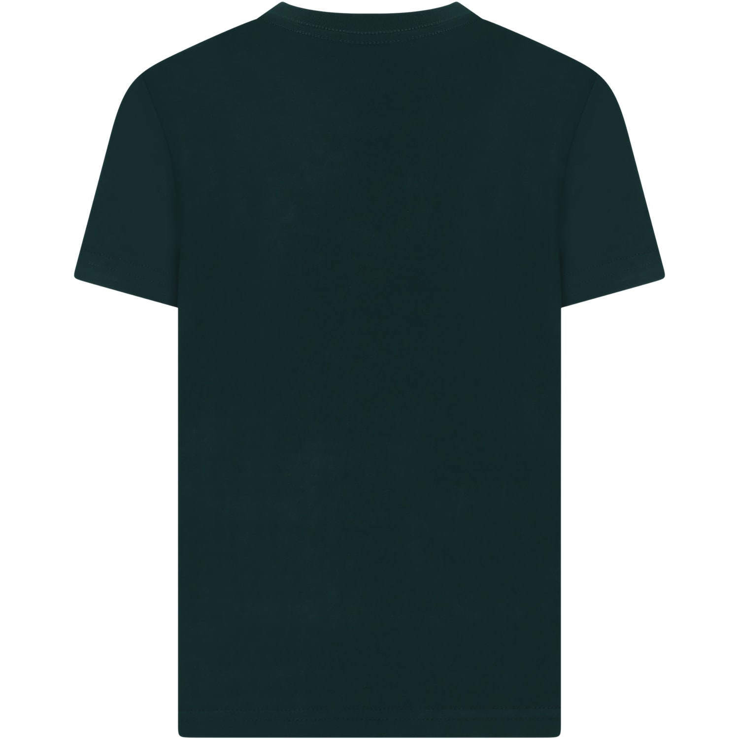 Shop Ralph Lauren Green T-shirt For Boy With Logo