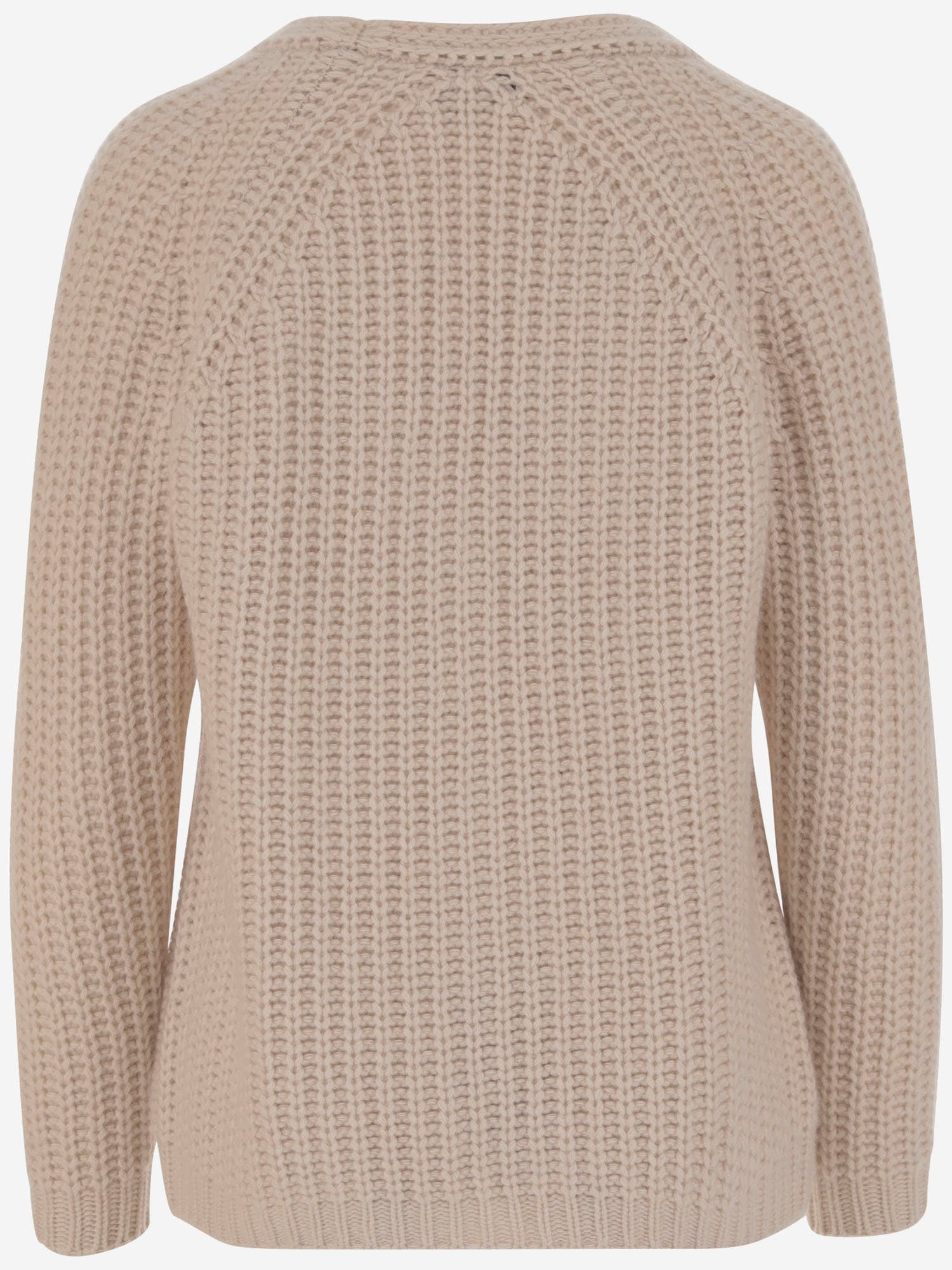 Bruno Manetti Long-sleeved Knitted Cardigan In Beige