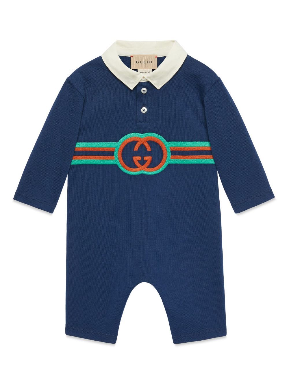 Shop Gucci All In One Heavy Jersey In Prussian Blue Mx