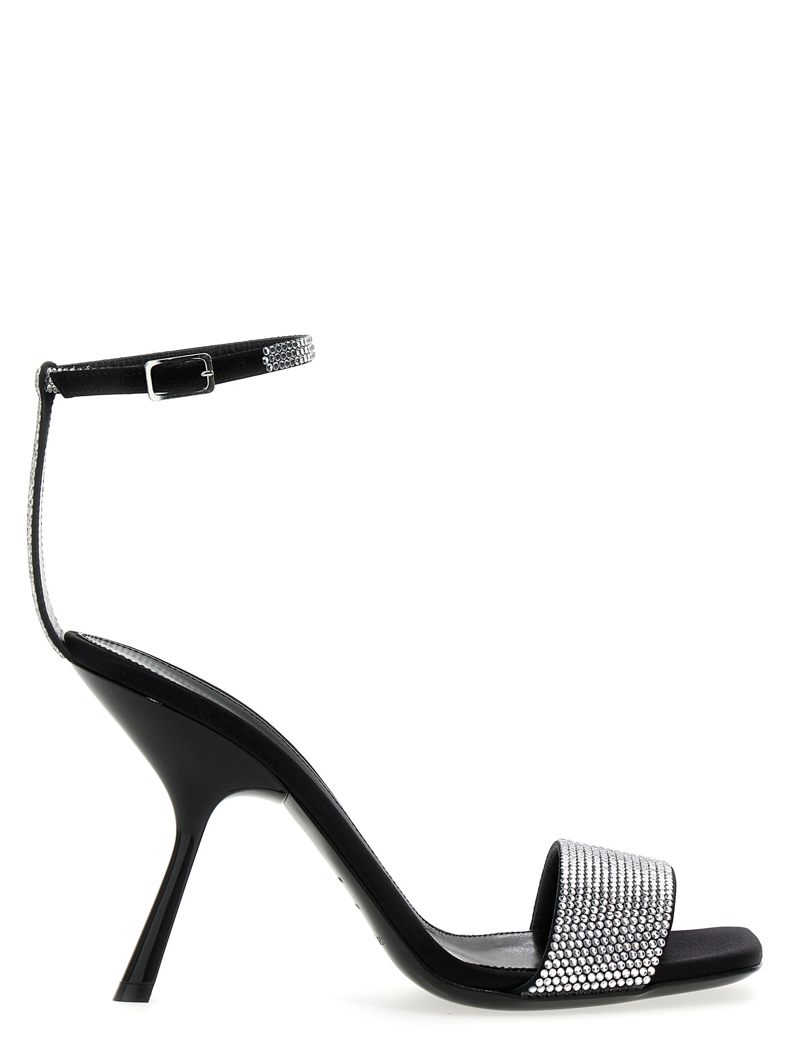 Shop Sergio Rossi Evangelie Sandals By Mr. Patentie Rossi X Evangelie Smyrniotaki In Black