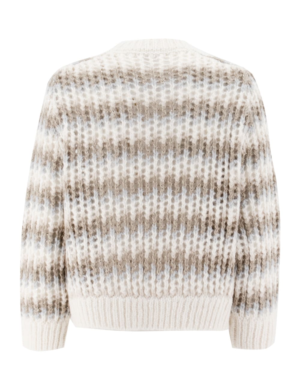 Shop Peserico Sweater In Beige Bianco Tortora