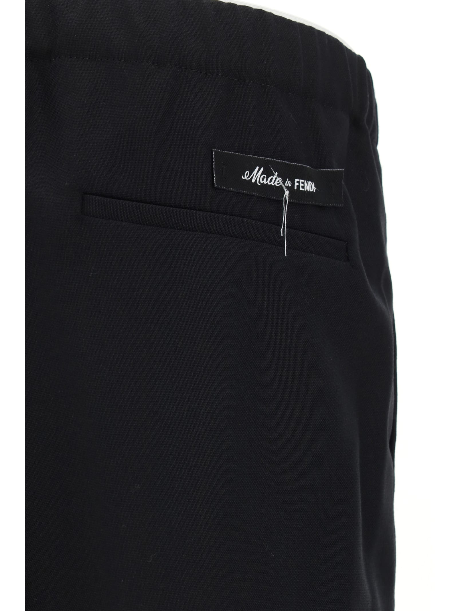Fendi Trouser In Nero