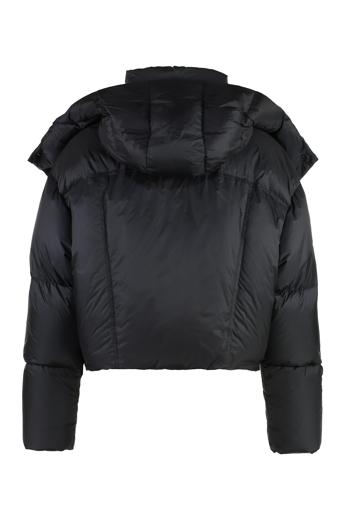 Shop Tatras Spira Hooded Down Jacket In Black