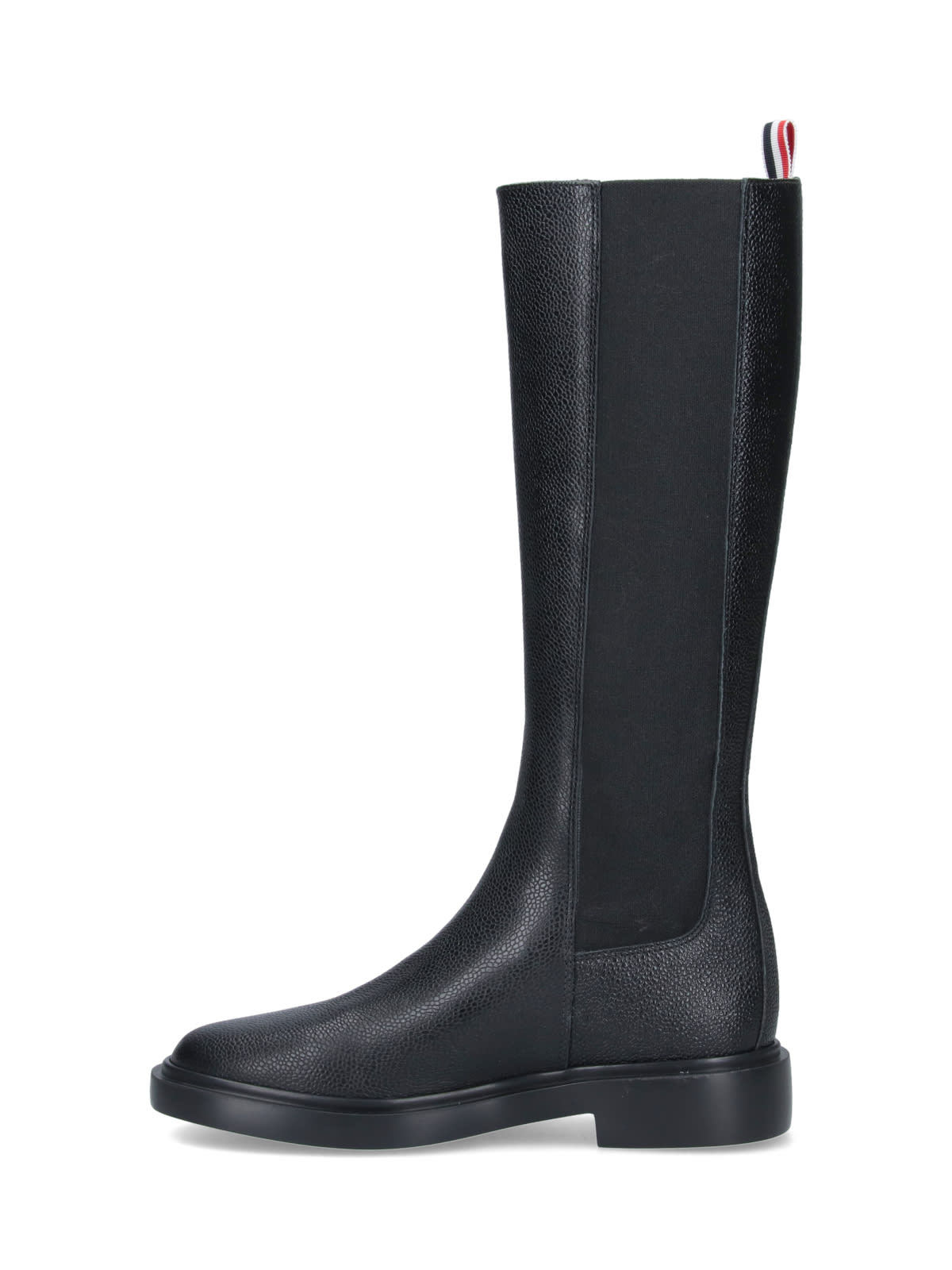 Shop Thom Browne Chelsea High Boot In Black
