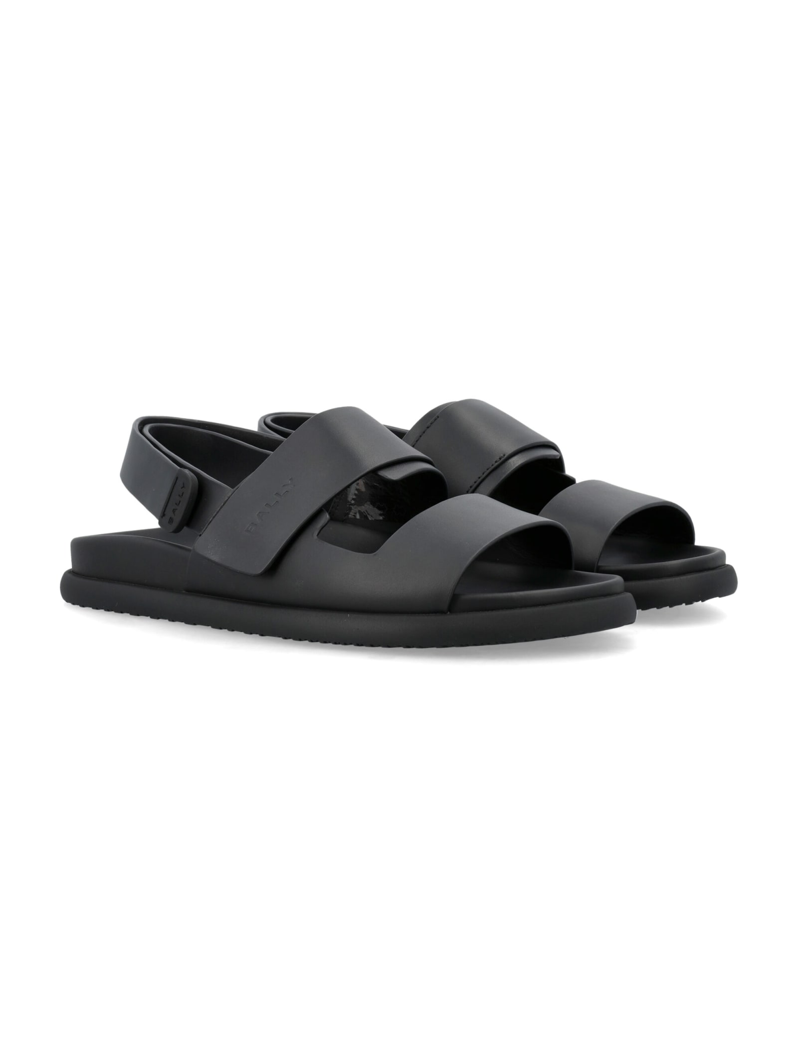 Shop Bally Niky Sandals In Black