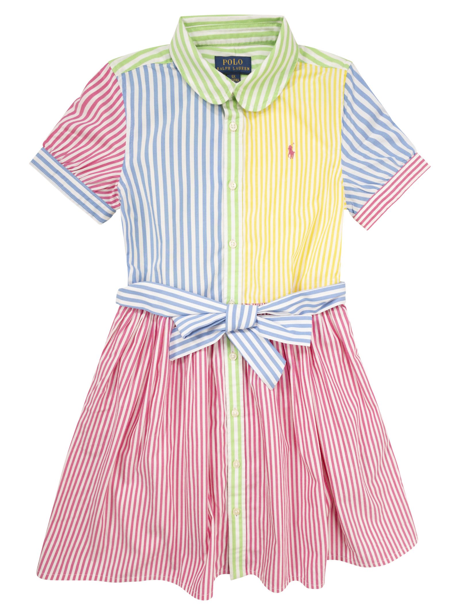 Polo Ralph Lauren Striped Cotton Fun Shirtdress