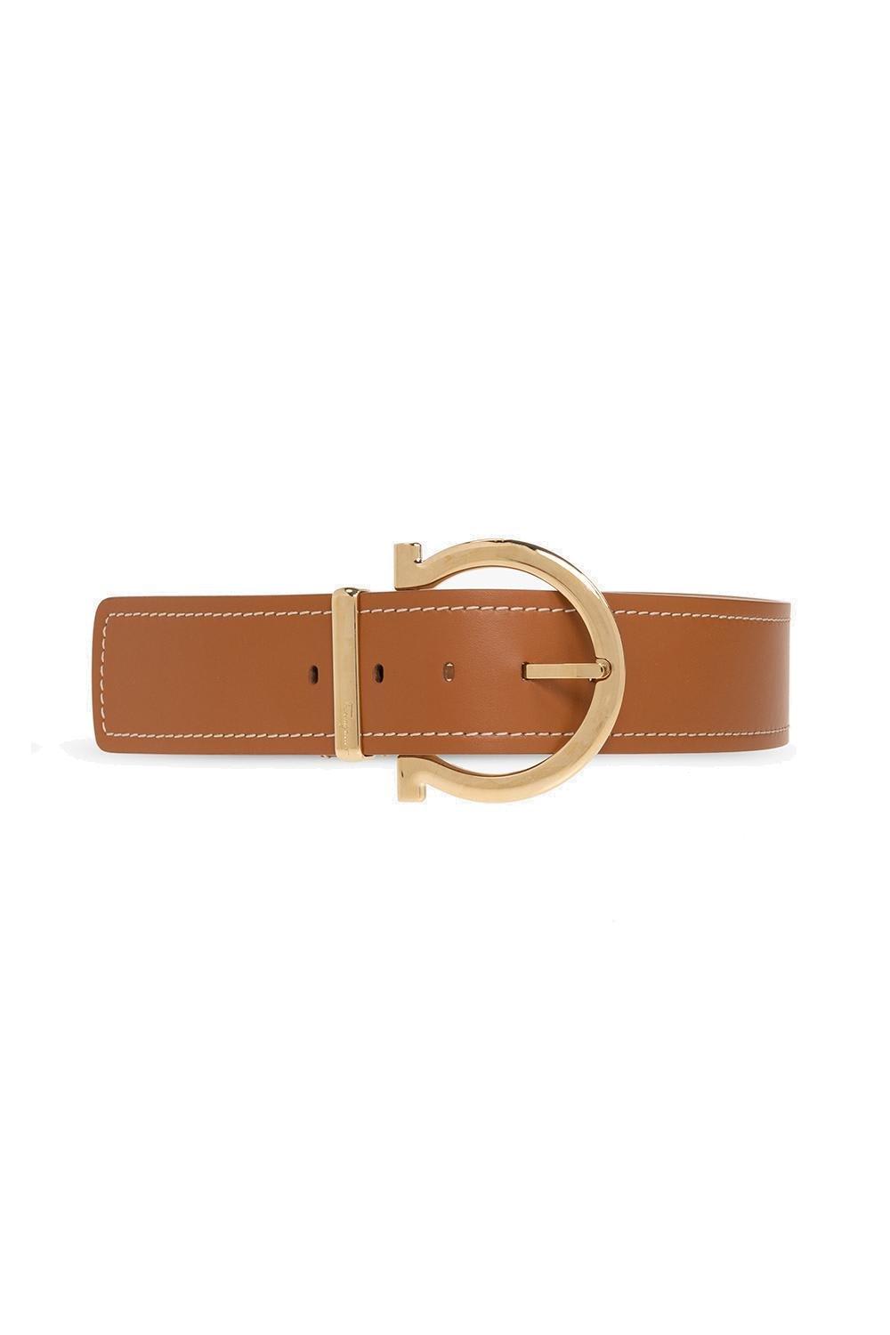 FERRAGAMO GANCINI BUCKLED BELT