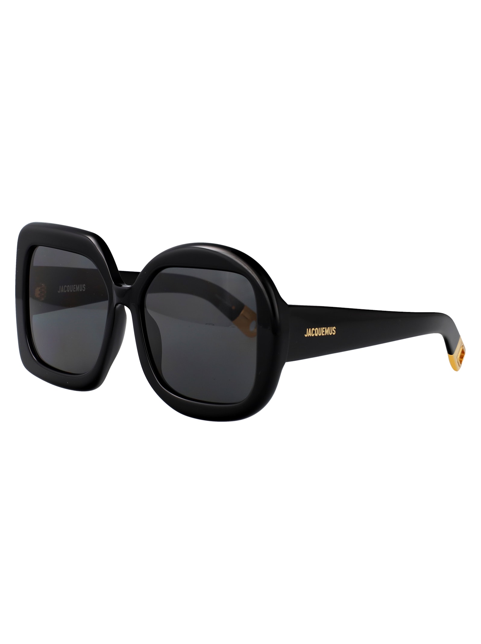 Jacquemus Carre Sunglasses In Black
