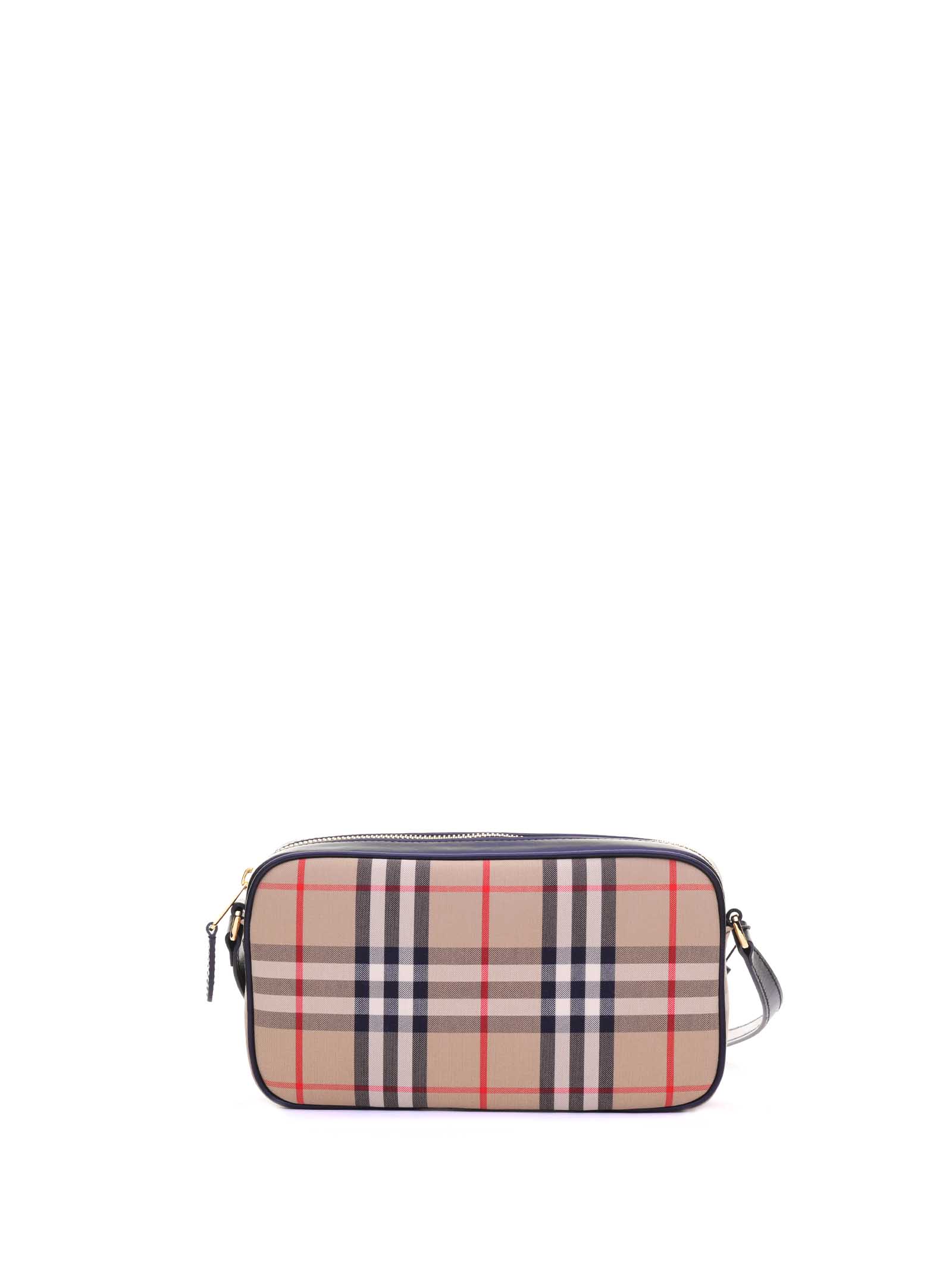 Burberry Vintage Check Camera Bag In Archieve Beige