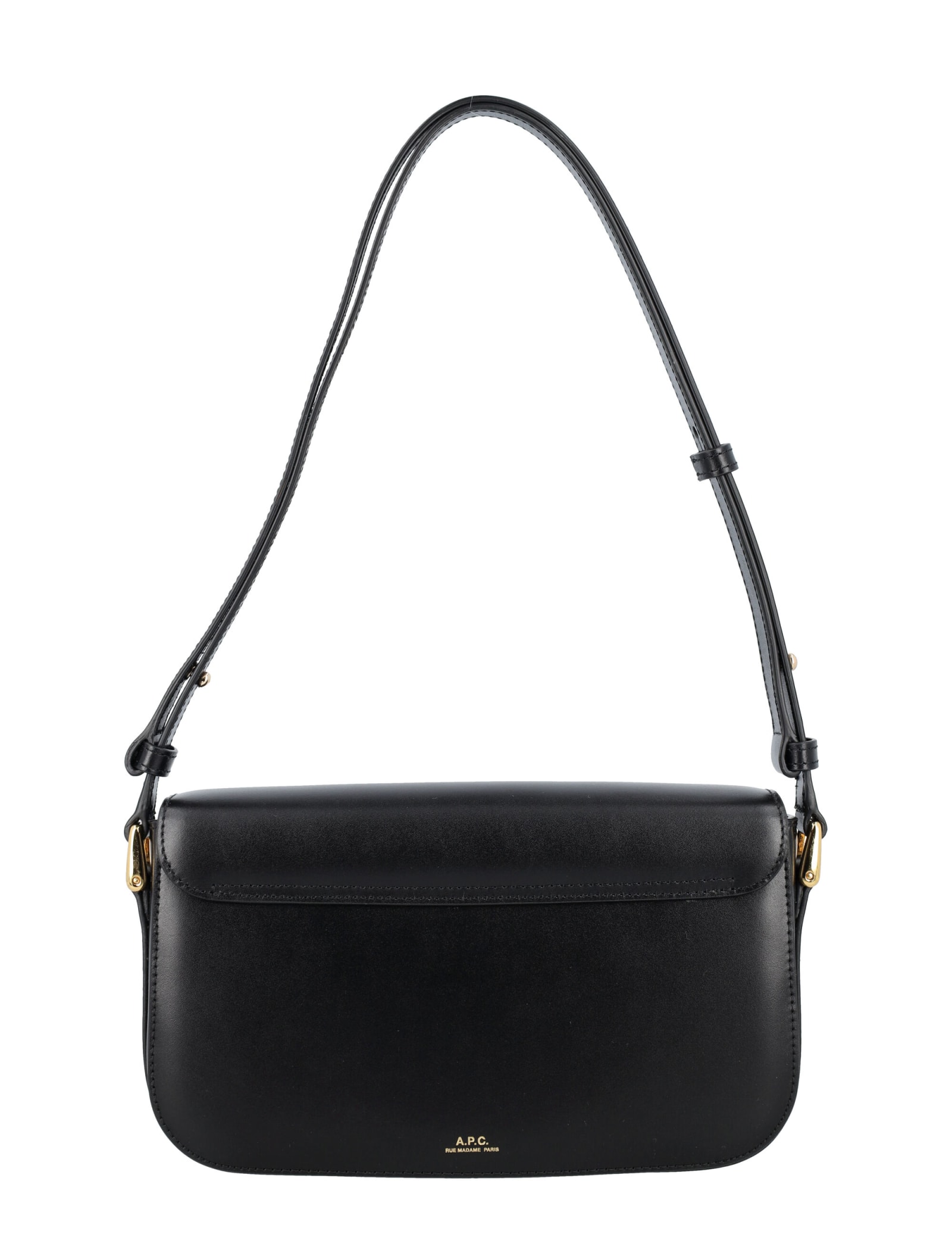Shop Apc Grace Baguette Bag In Black