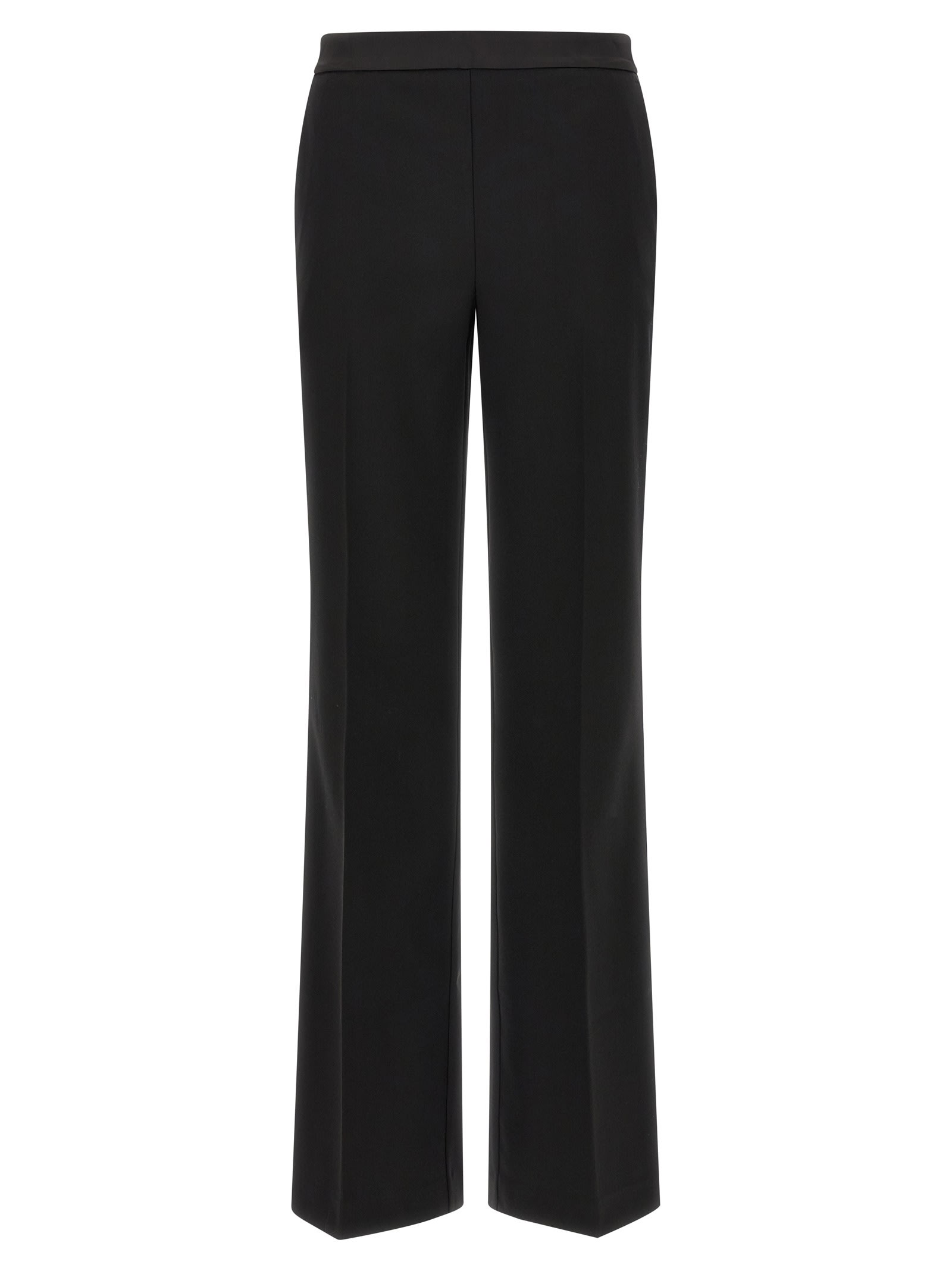 Twinset Straight-leg Casual Pants In Black