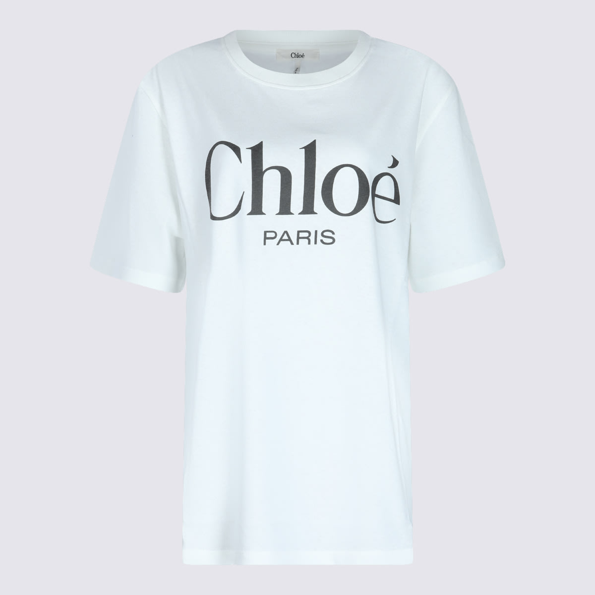 Chloé White Cotton T-shirt