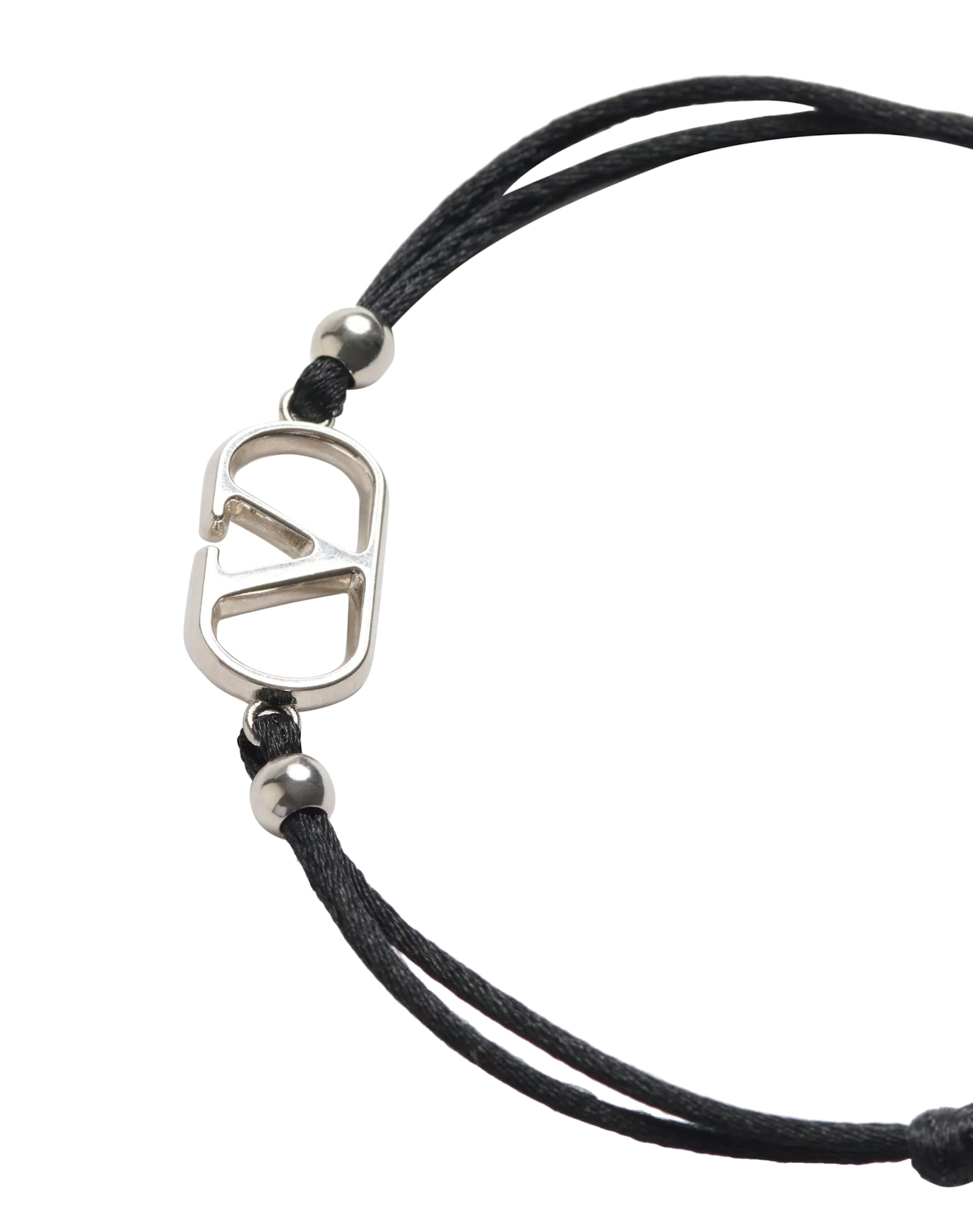 Valentino Garavani Men Vlogo Signature Bracelet In Black