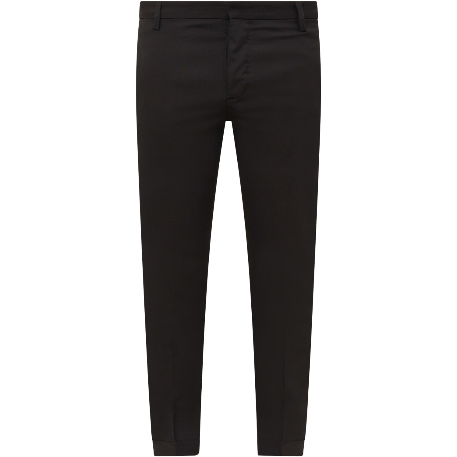 Dsquared2 Black Pants With Metallic Logo For Boy