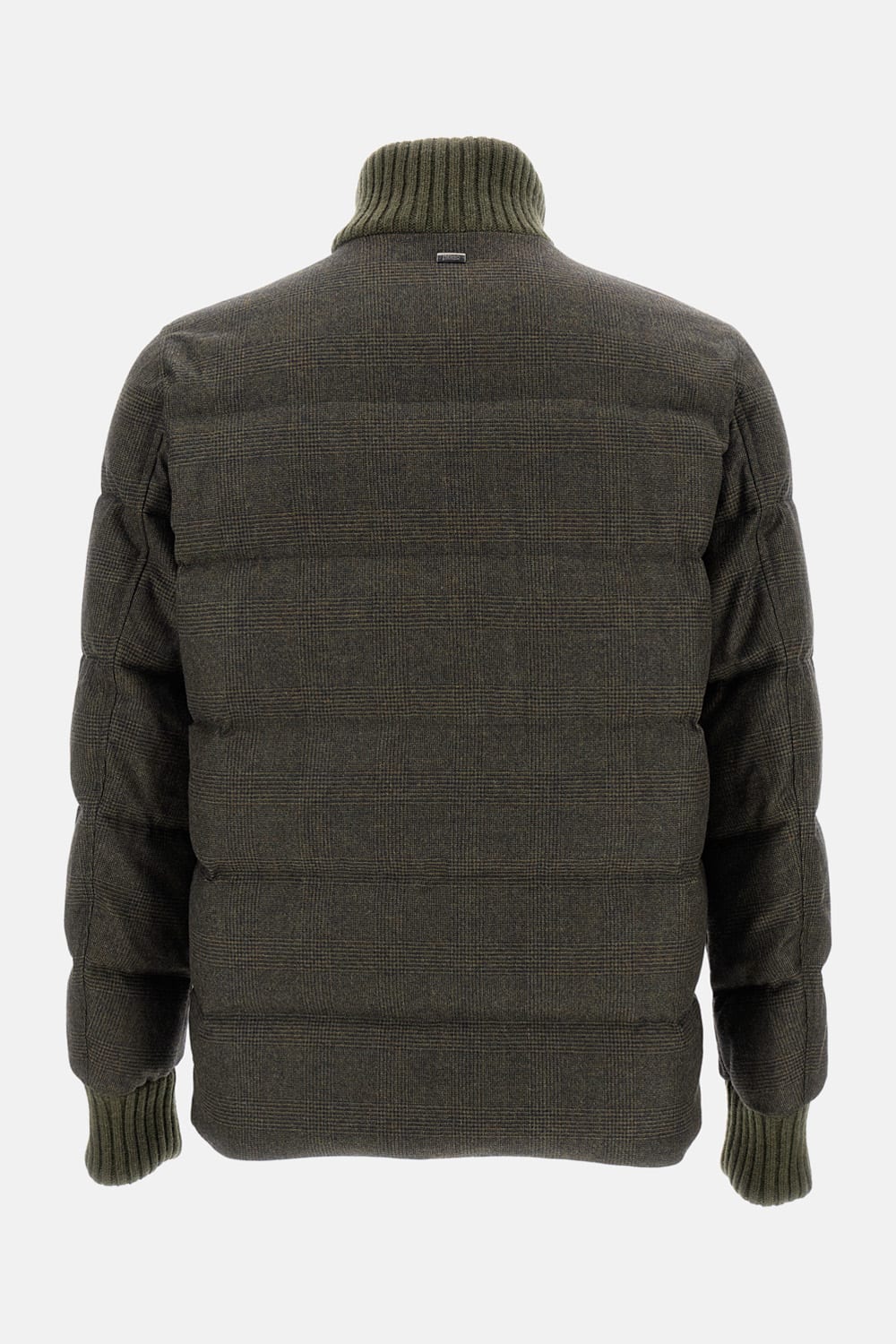 Herno Wool And Cashmere Bomber Jacket Jackets And Coats Green In Green