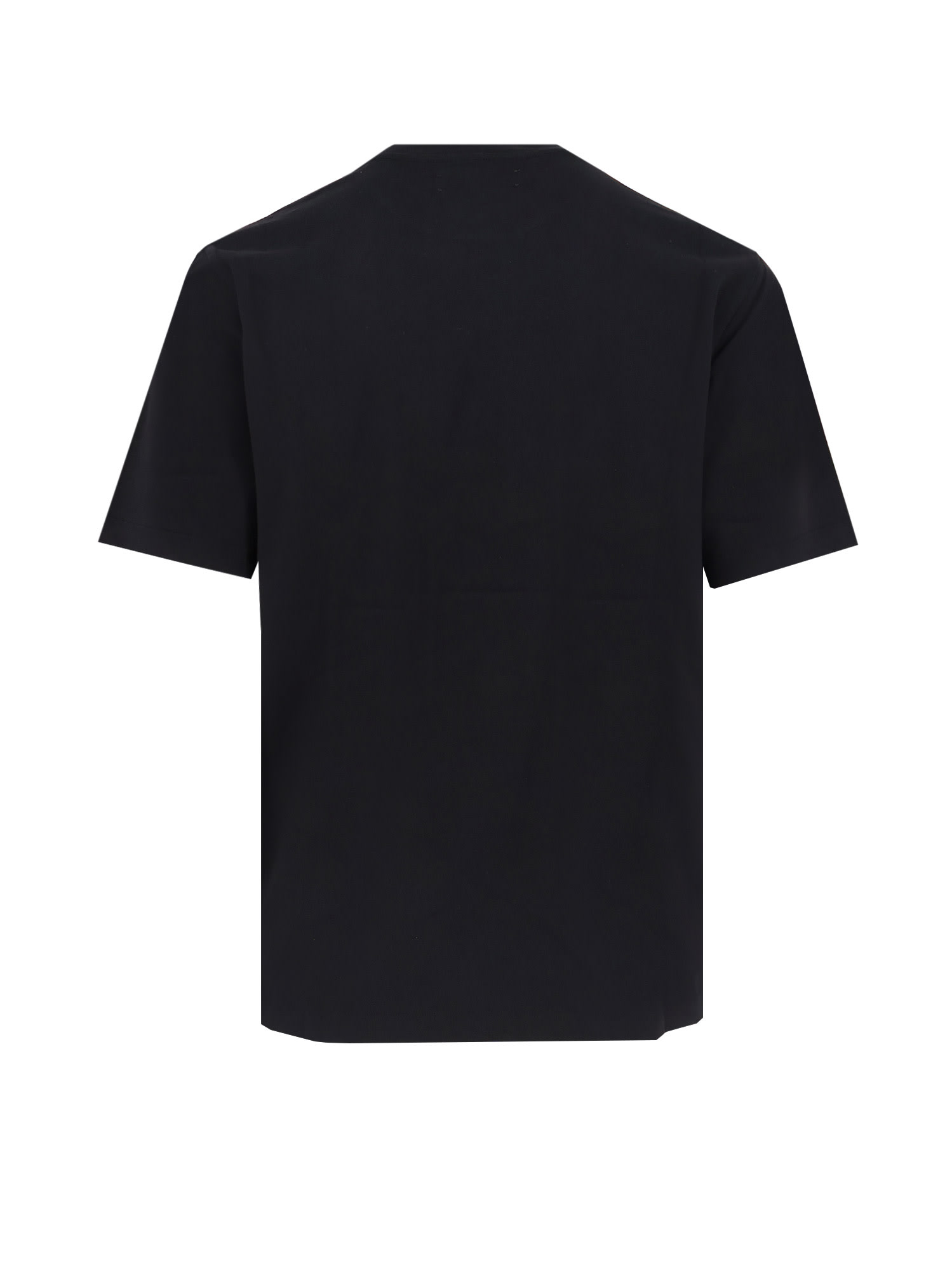 Amiri Black Cotton T-shirt With Bold Logo Statement