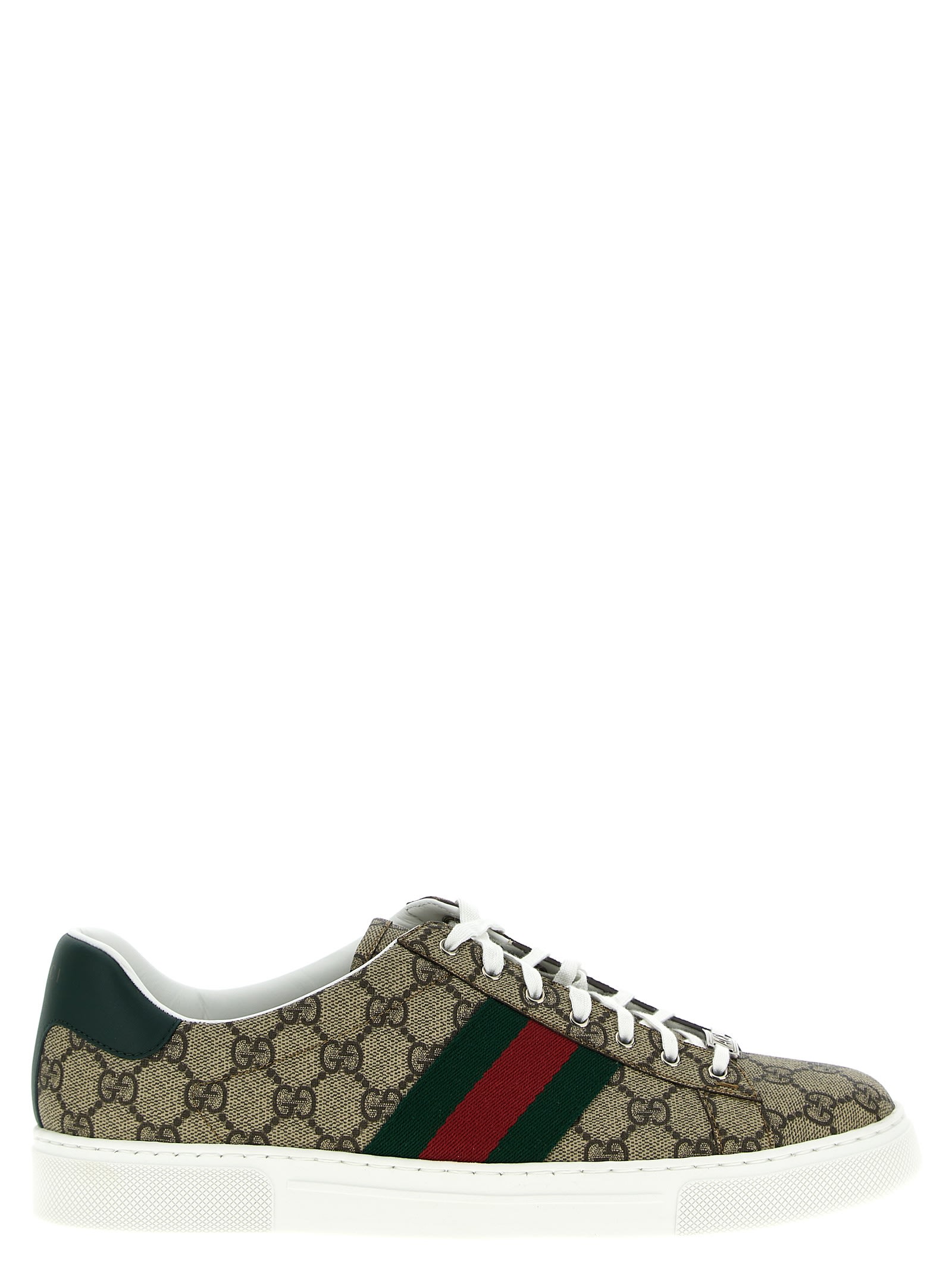 Shop Gucci Ace Sneakers In Beige