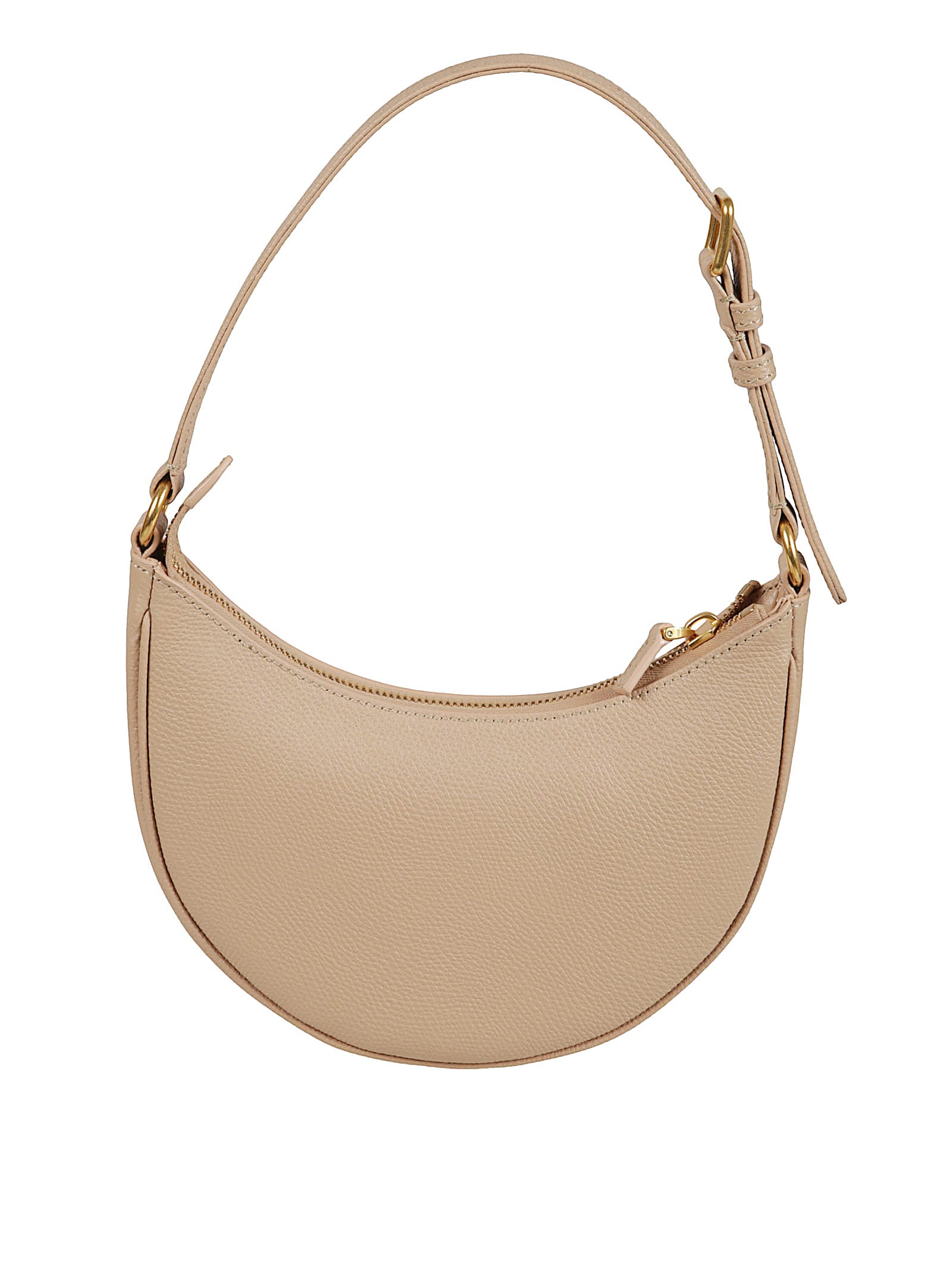 Valentino Mini Hobo V Logo Signature Handbag In Neutral