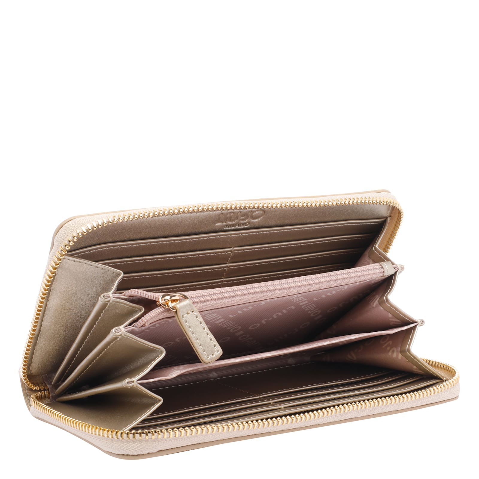 Liu •jo Zip Purse And Cardholder Collection In Neutral