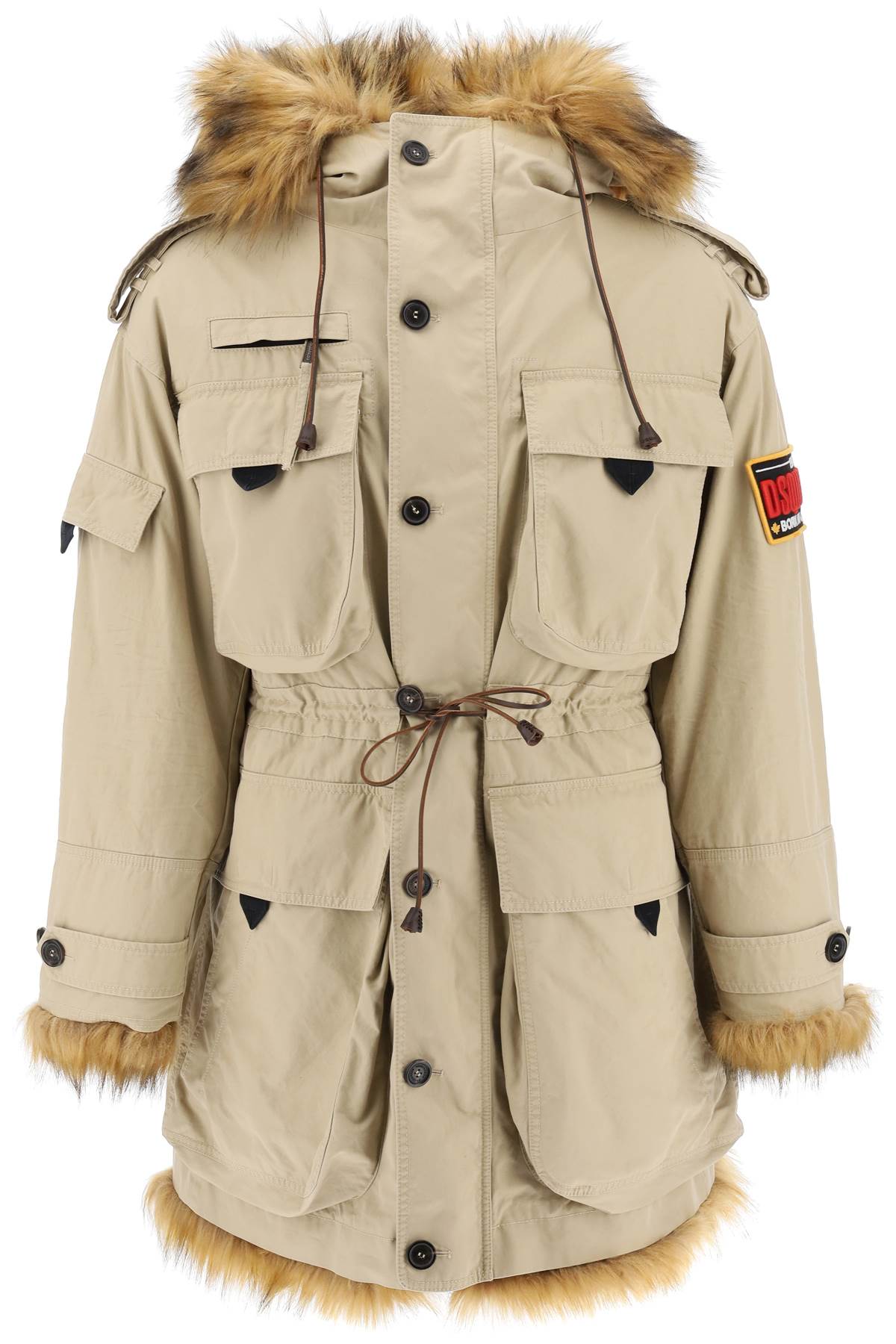 DSQUARED2 CANADIAN PARKA WITH ECO-FUR LINING