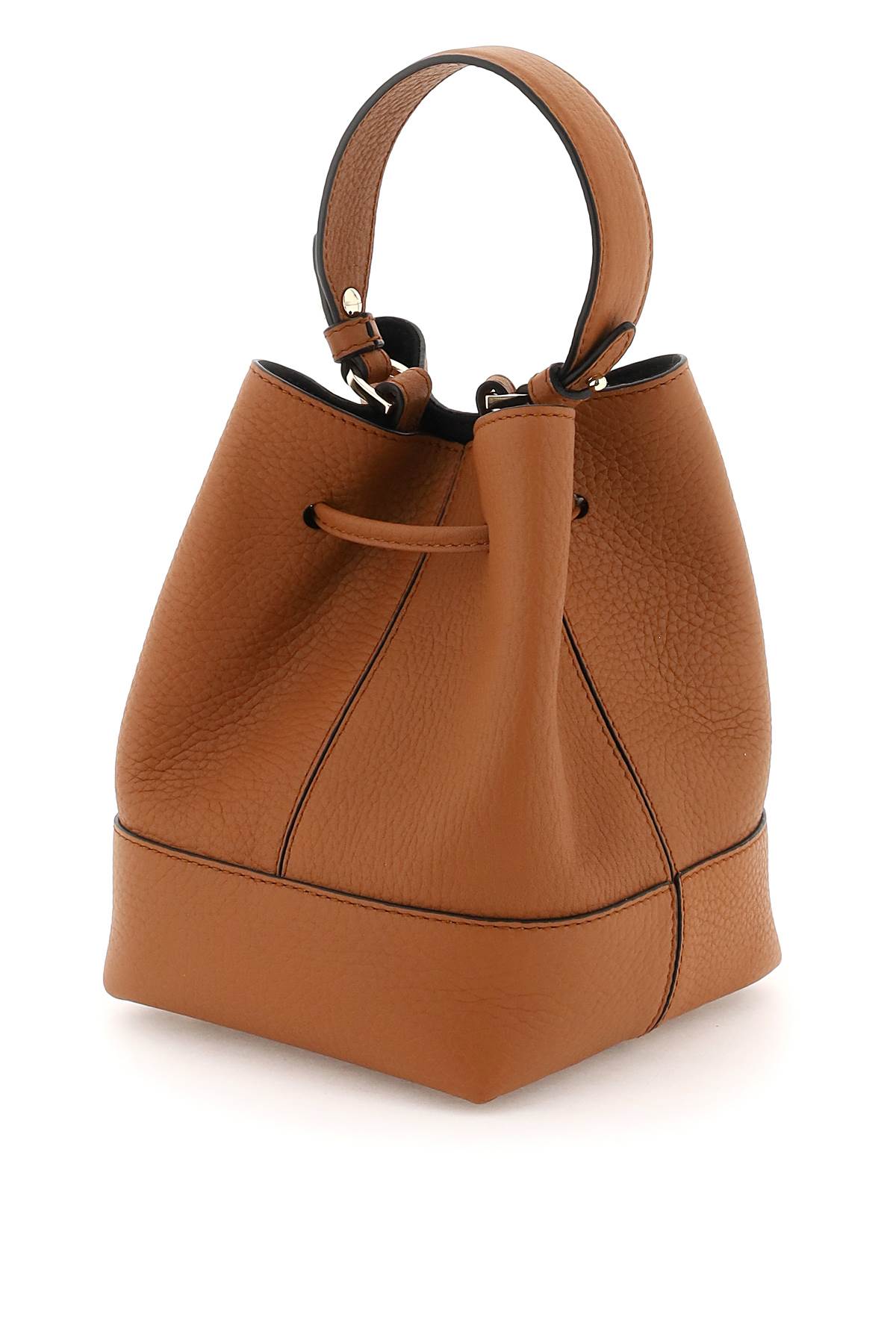 Shop Strathberry Lana Osette Bucket Bag In Tan (brown)