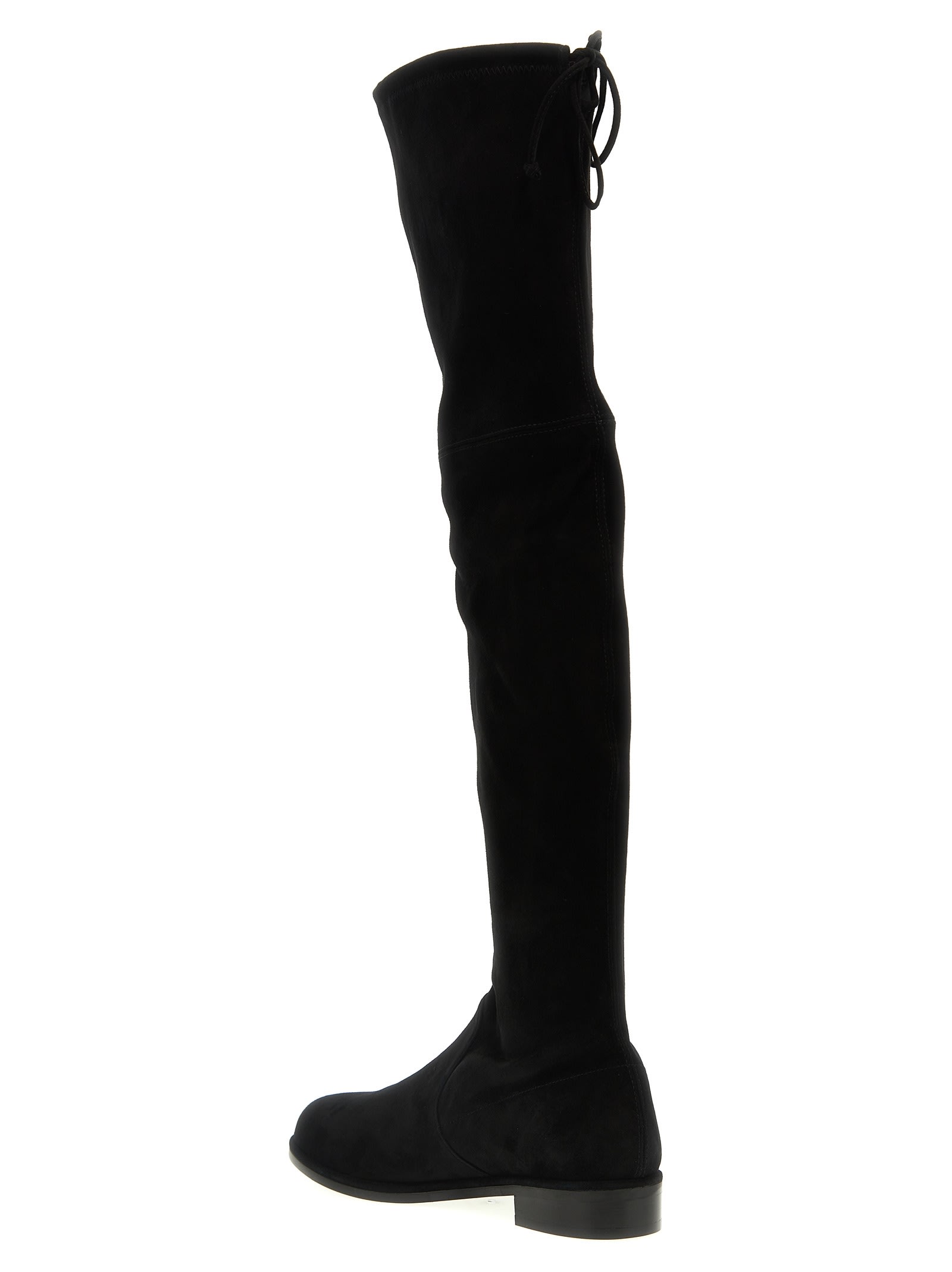 Shop Stuart Weitzman Lowland Bolt Boots In Black