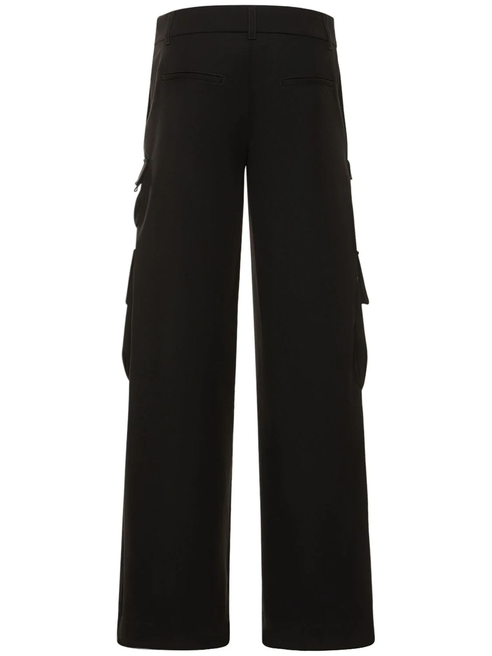Shop Off-white Wo Gab Toybox Cargo Trousers In Black