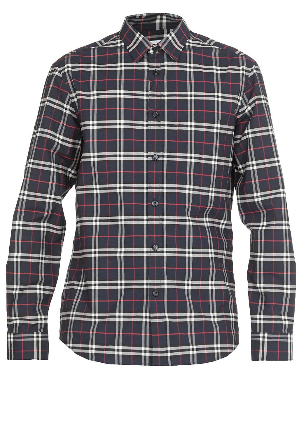 Burberry Checked Slim-fit Shirt In Multi