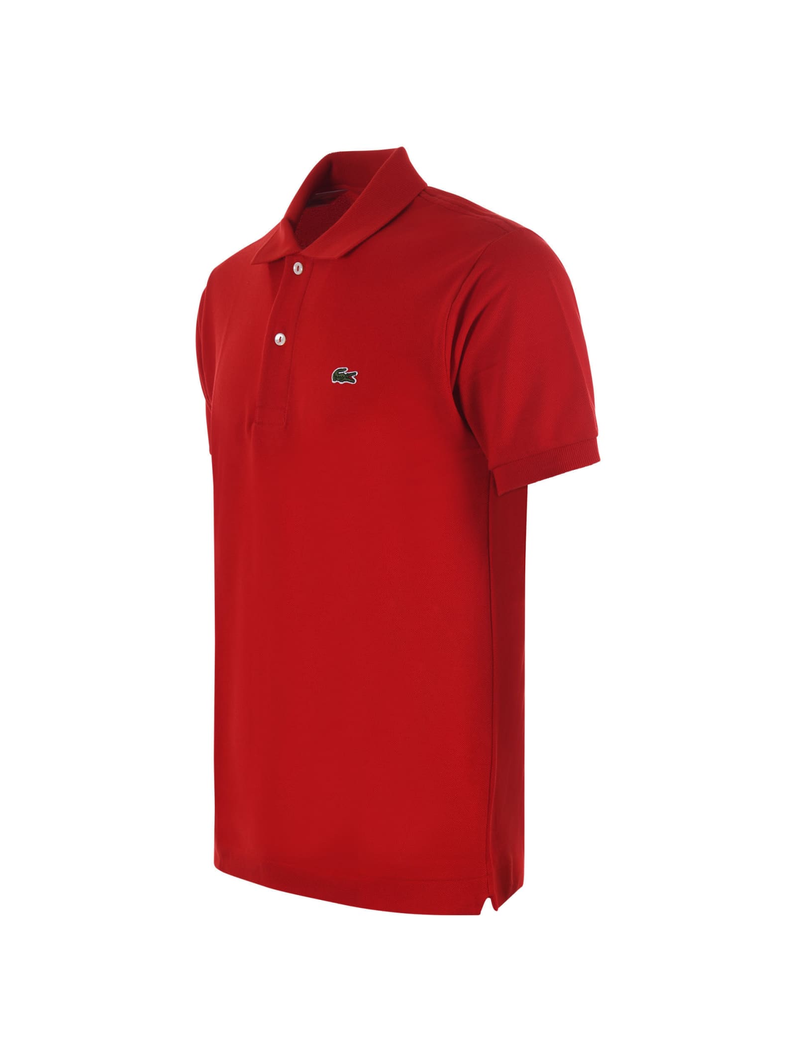 Shop Lacoste Polo Shirt In Rosso