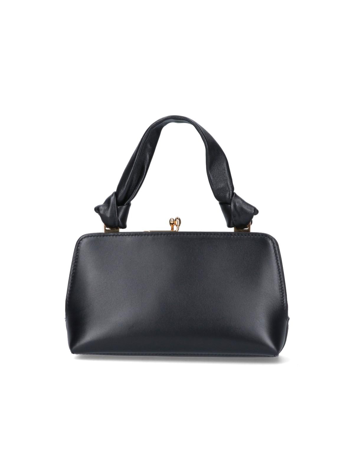 Shop Jil Sander Mini Goji Bag In Nero