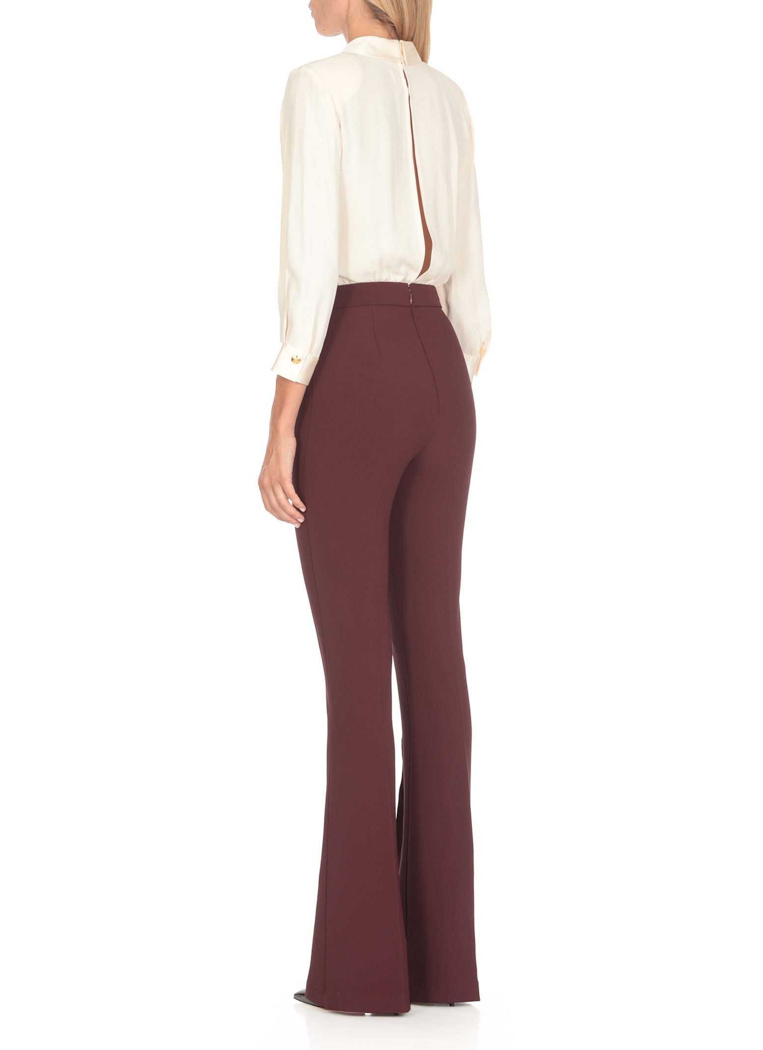 Elisabetta Franchi Dresses In Bordeaux